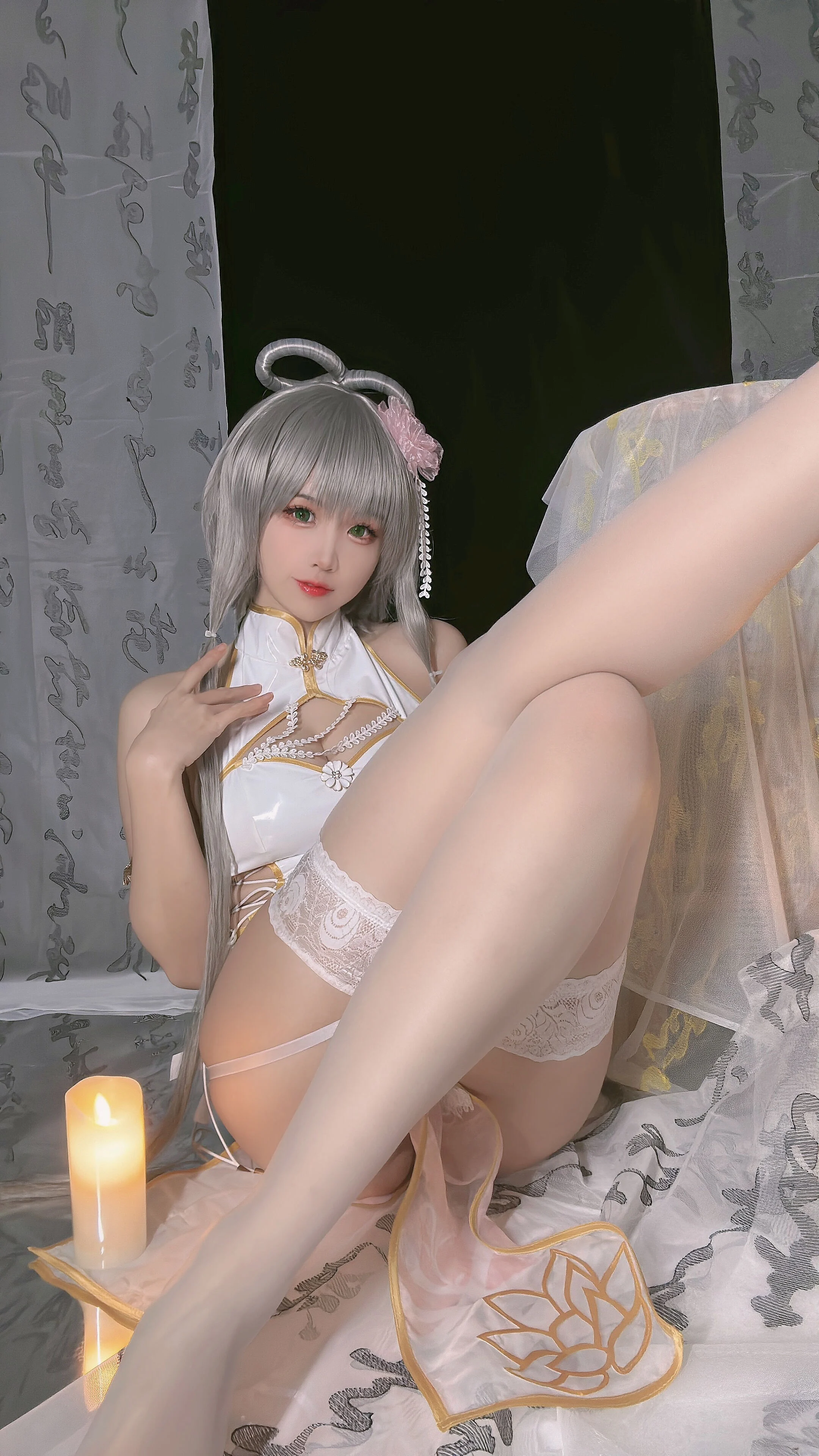 Đọc truyện hentai Tuyển tập Albums siêu phẩm Cosplay - Chap 366 - miko sauce ww - Luo Tianyi cheongsam