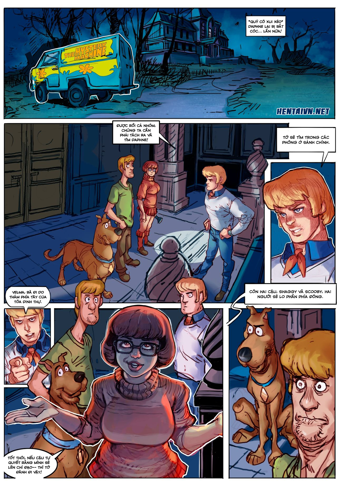 Đọc truyện hentai Scooby-Doo: Ngôi nhà ma ám - Oneshot