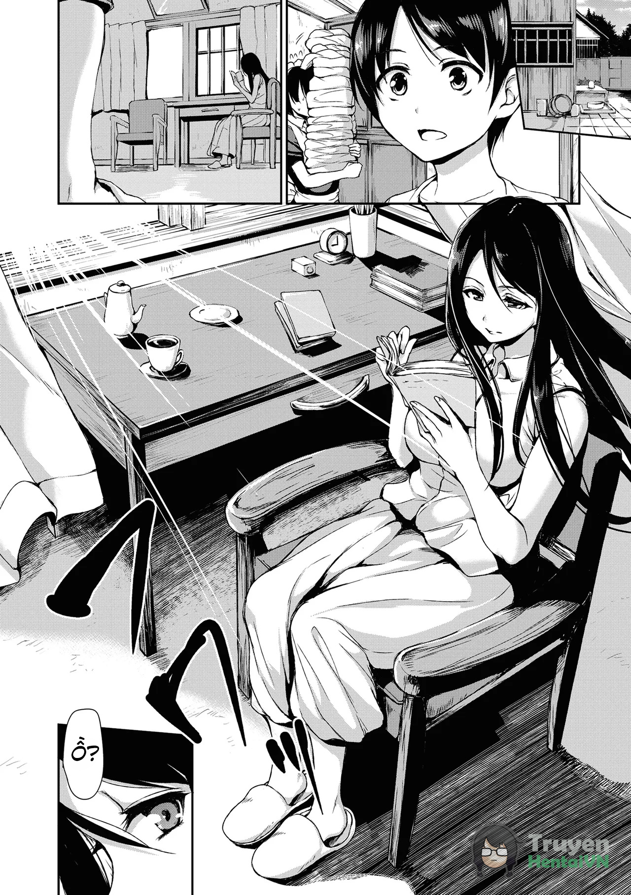 Đọc truyện hentai At Home Harem Fudeoro Sisters - Chap 2