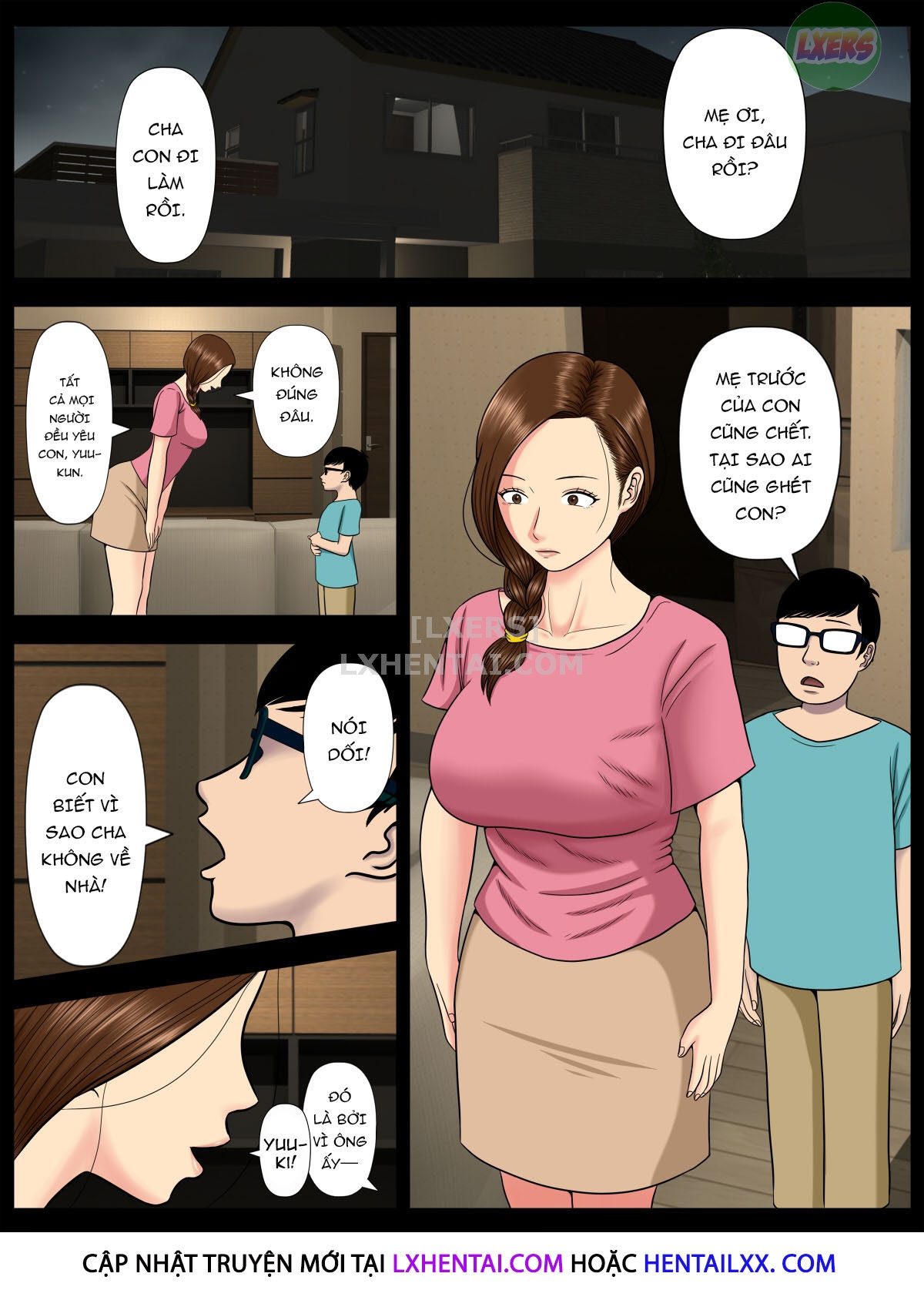 Đọc truyện hentai Sa.Ki.Ko.Sa.Re - Chap 2 ~A Mother Who Sells Her Body For Money Gets Targeted By Some Scumbag Teachers...