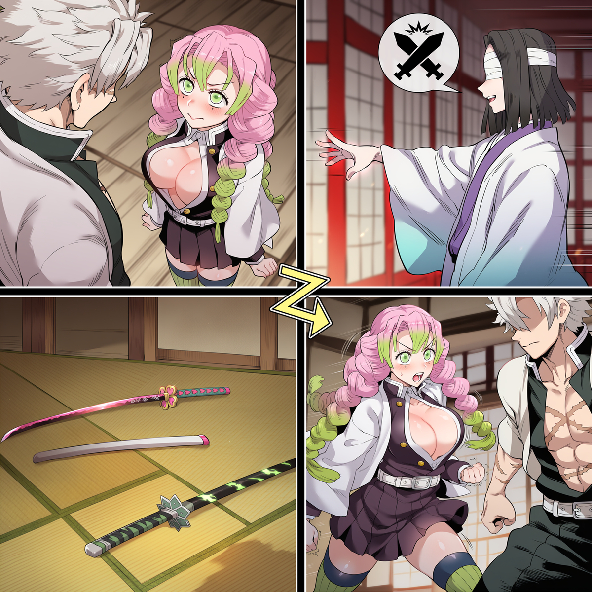 Đọc truyện hentai Tuyển tập Albums Art hentai - Chap 743 - Kanroji Mitsuri Vs Sanemi