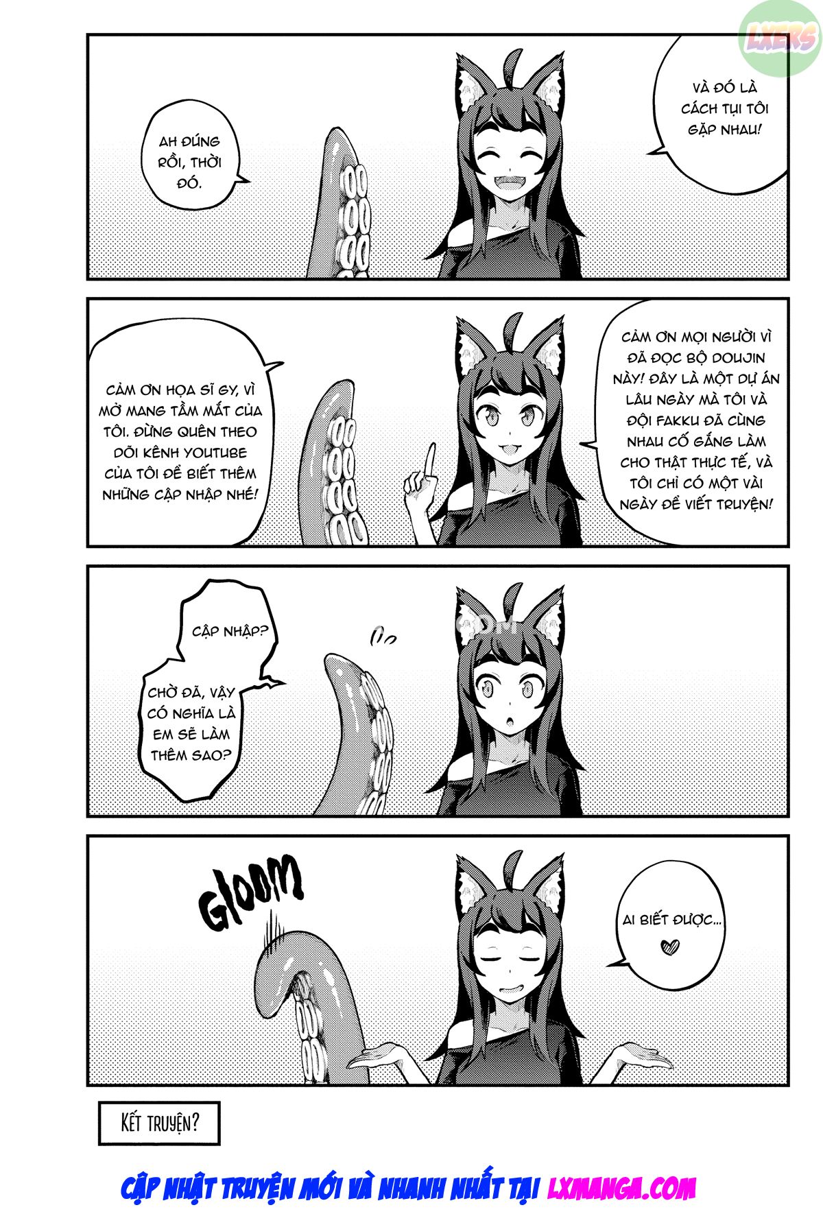 Đọc truyện hentai Người hầu của tôi là quái vật xúc tu - Chap 4 - [END]