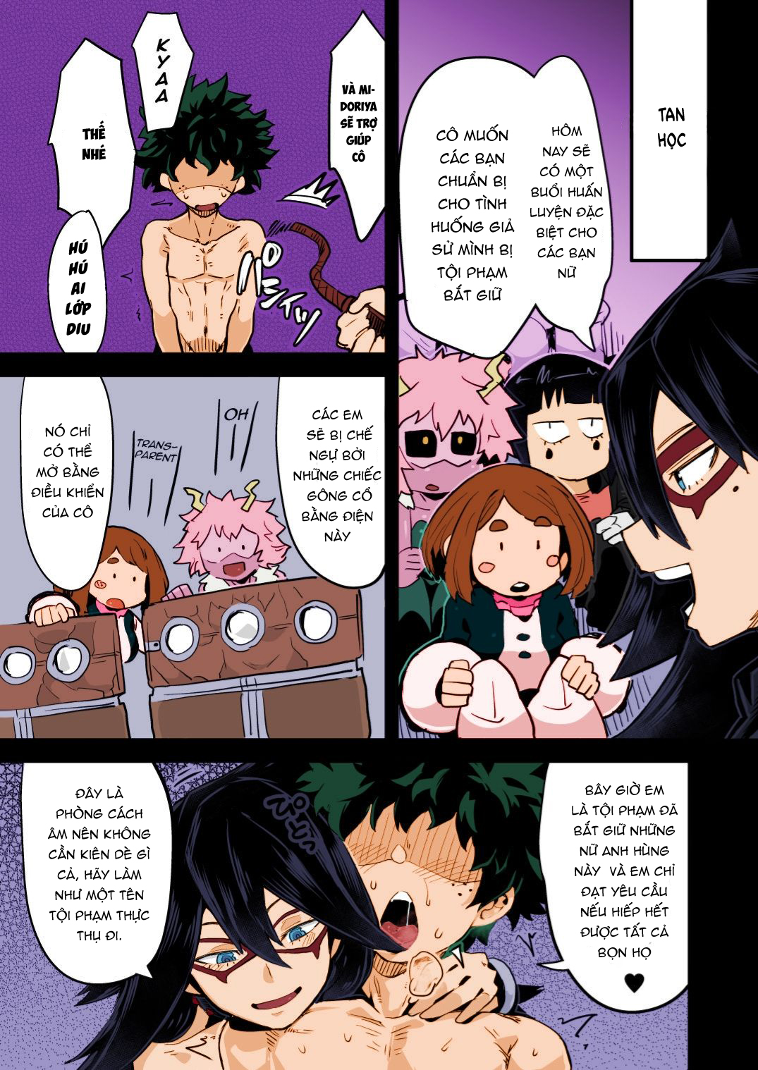 Đọc truyện hentai Boku to Nottori Villain Nakademia Vol. 2 - Chap 2.2