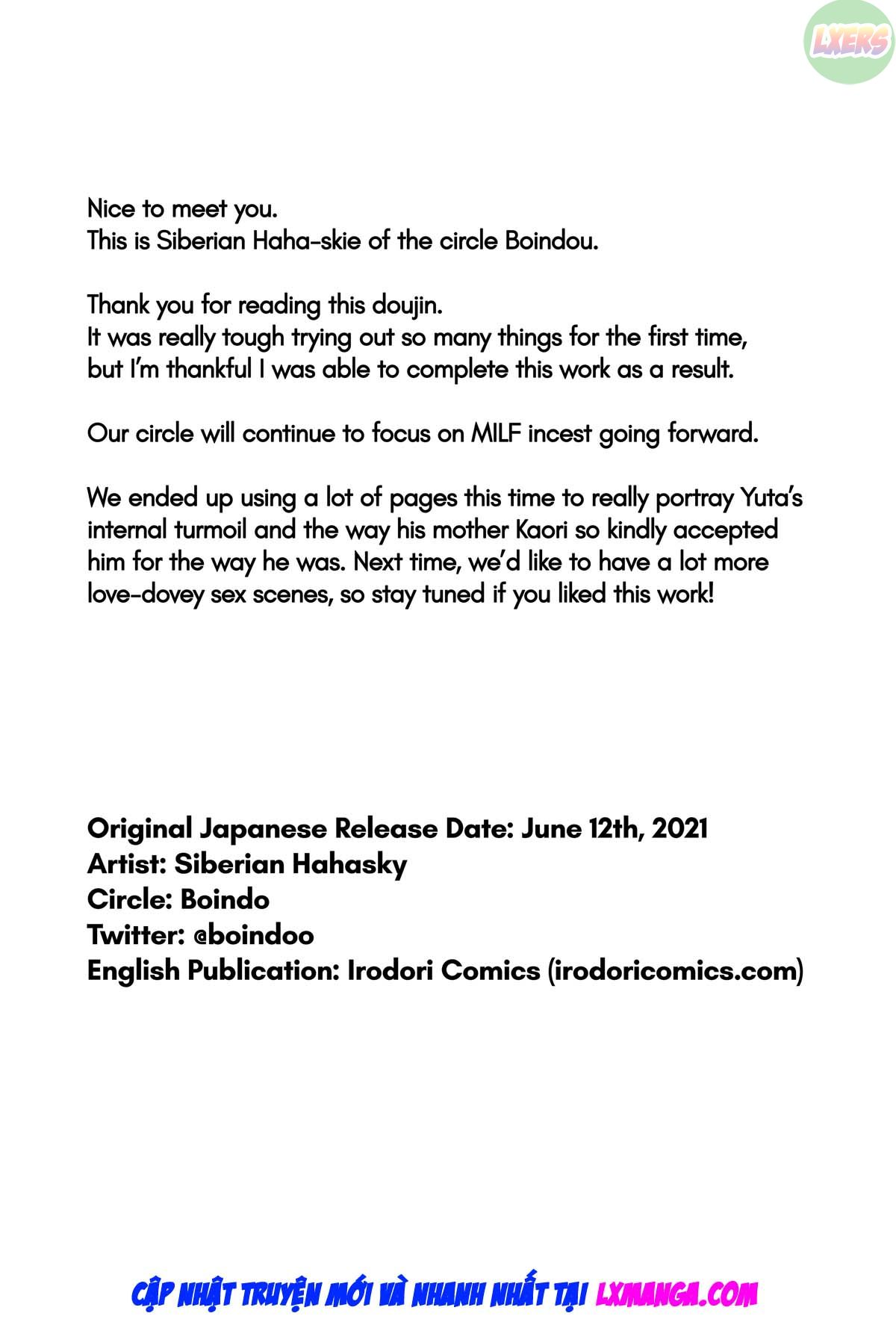 Đọc truyện hentai Mẹ tôi tình yêu của tôi - Chap 1