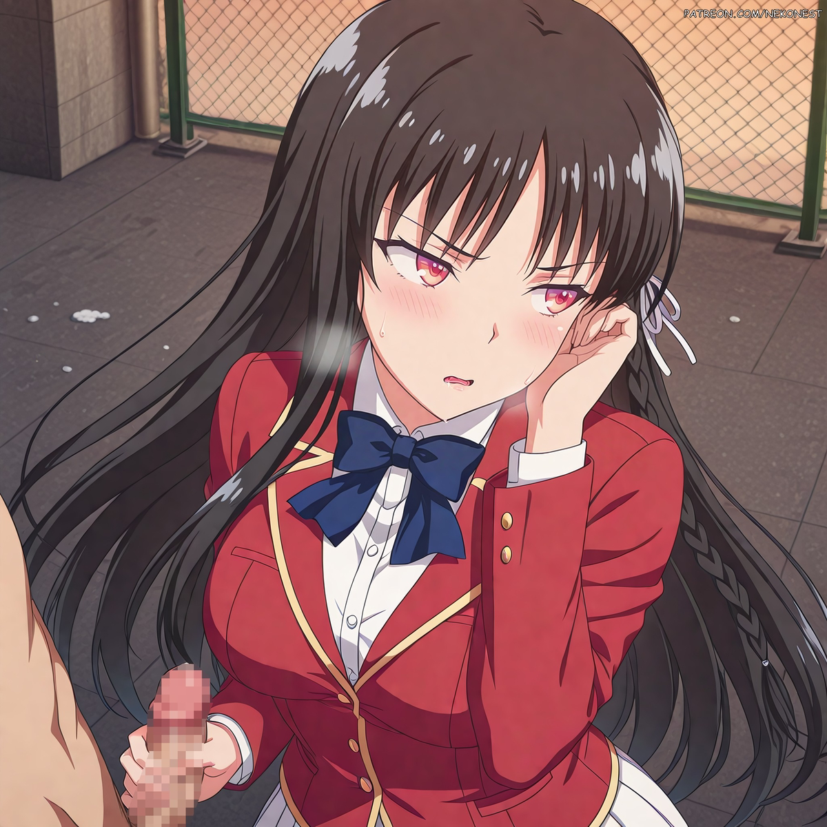 Đọc truyện hentai Tuyển tập Albums Art hentai - Chap 737 - Suzune Horikita #2 | Rooftop