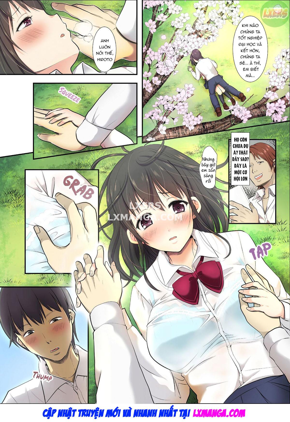 Đọc truyện hentai Khi hoa anh đào rơi - Oneshot