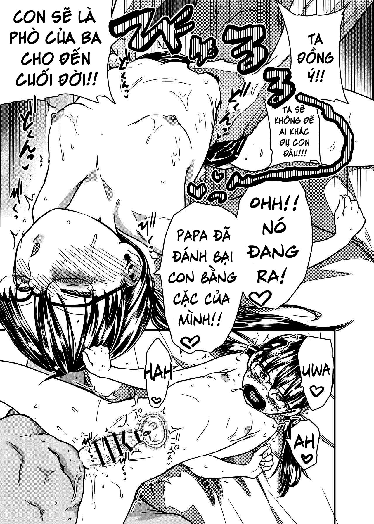 Đọc truyện hentai Tình yêu ba và con - Oneshot