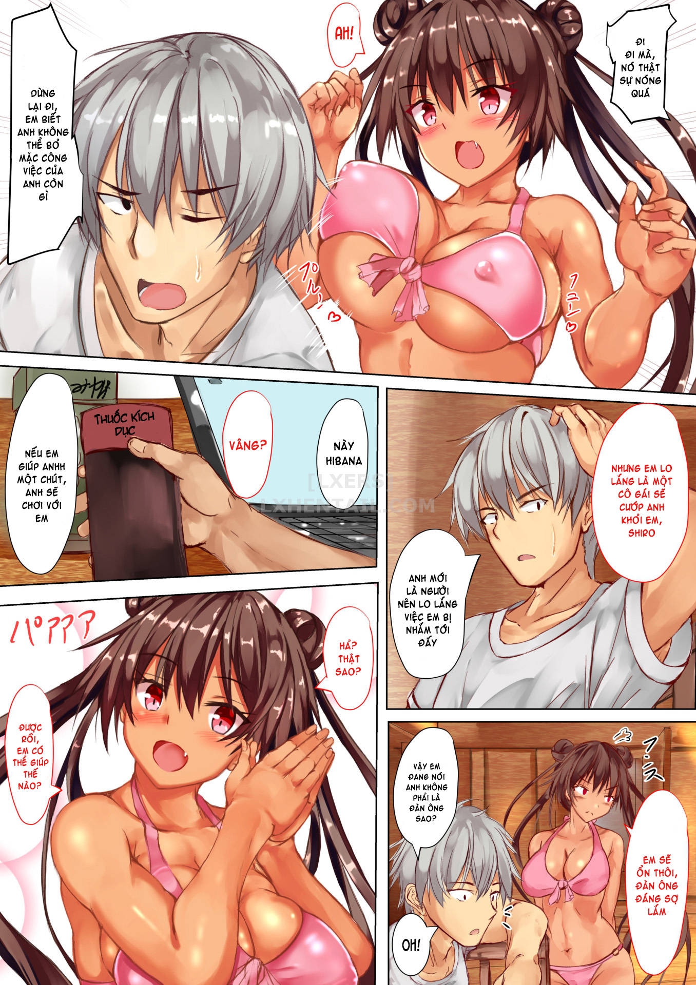 Đọc truyện hentai Hibana-Chan No Kusuguri Sex Life - Oneshot