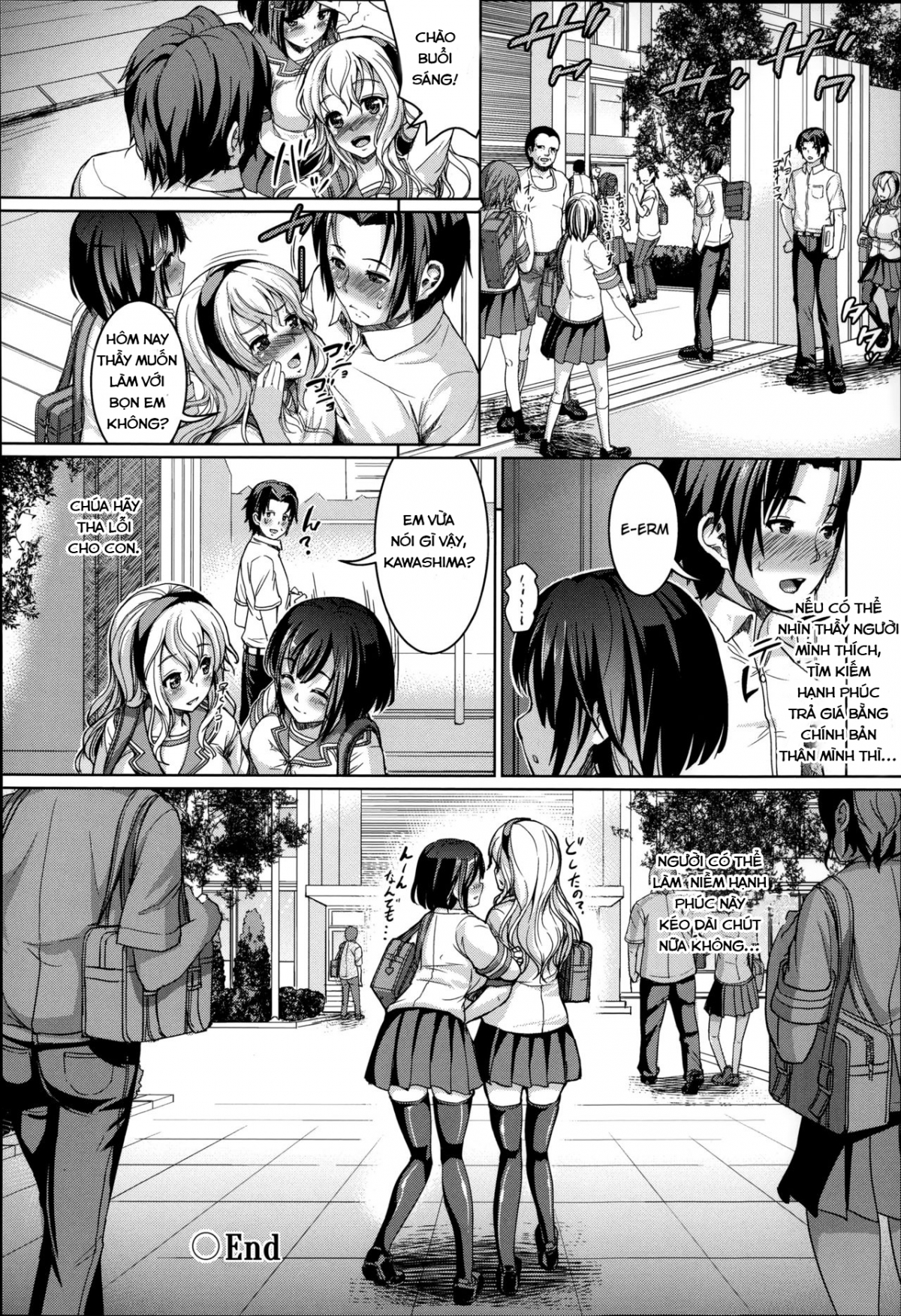 Đọc truyện hentai Sankaku Hatsukoi - Oneshot