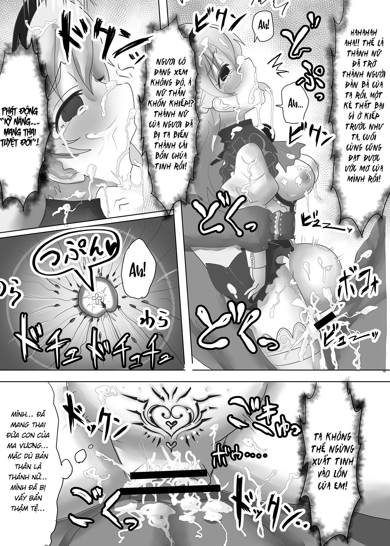 Đọc truyện hentai Thánh nữ chuyển sinh bị Ma vương tà ác hiếp dâm rồi bị ép trở thành cô dâu đẻ con cho hắn - Oneshot nứng