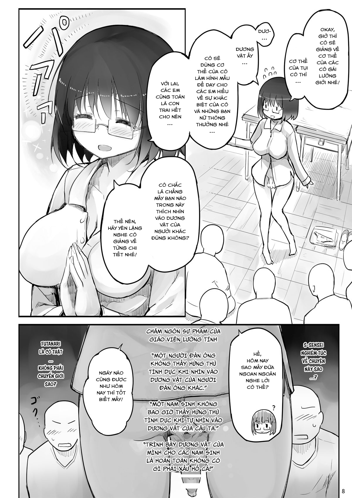 Đọc truyện hentai Futanari Teacher - Oneshot