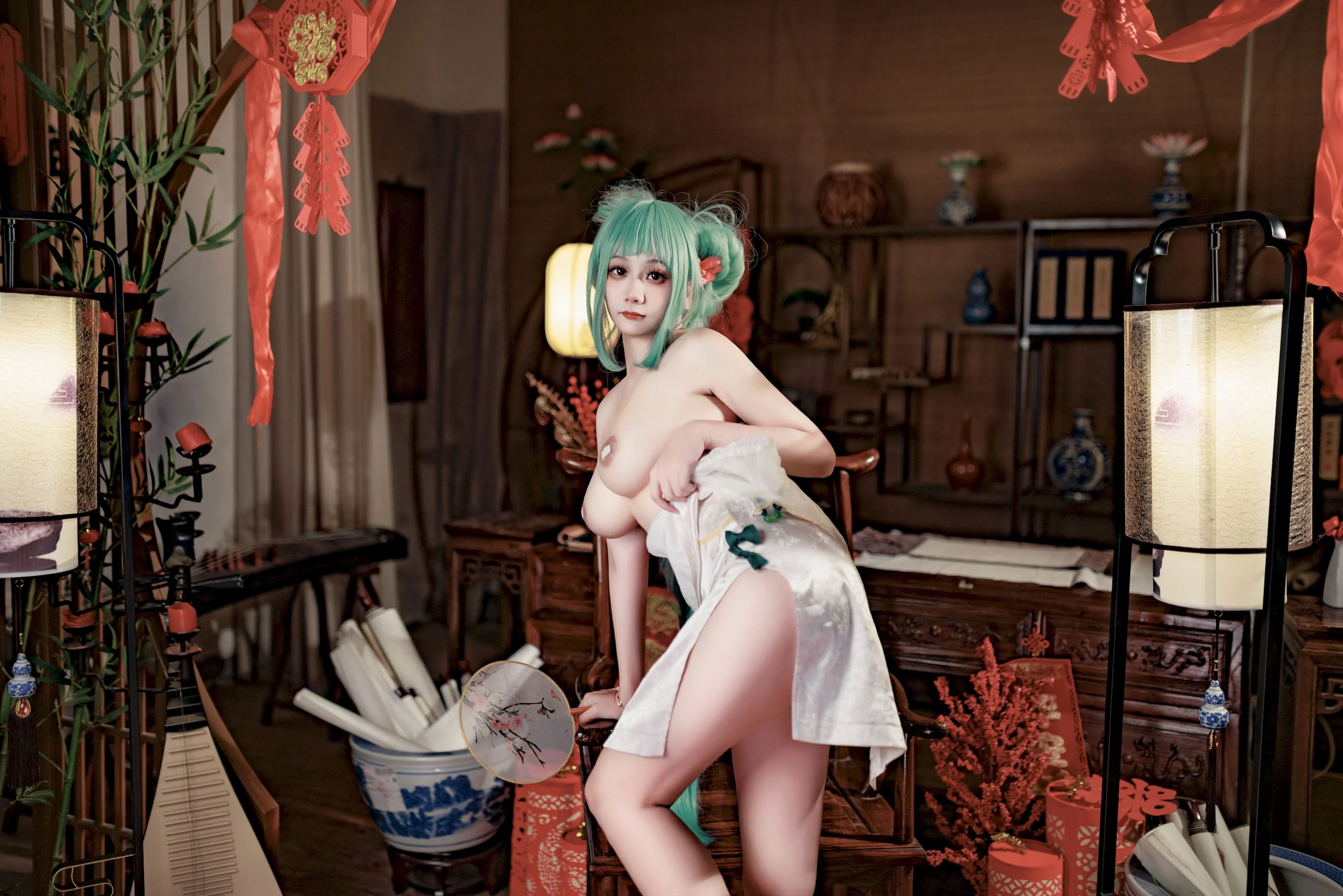 Đọc truyện hentai Tuyển tập Albums siêu phẩm Cosplay - Chap 1440 - A Xuexue_yuki - VOCALOID Hatsune Miku - Shaohua