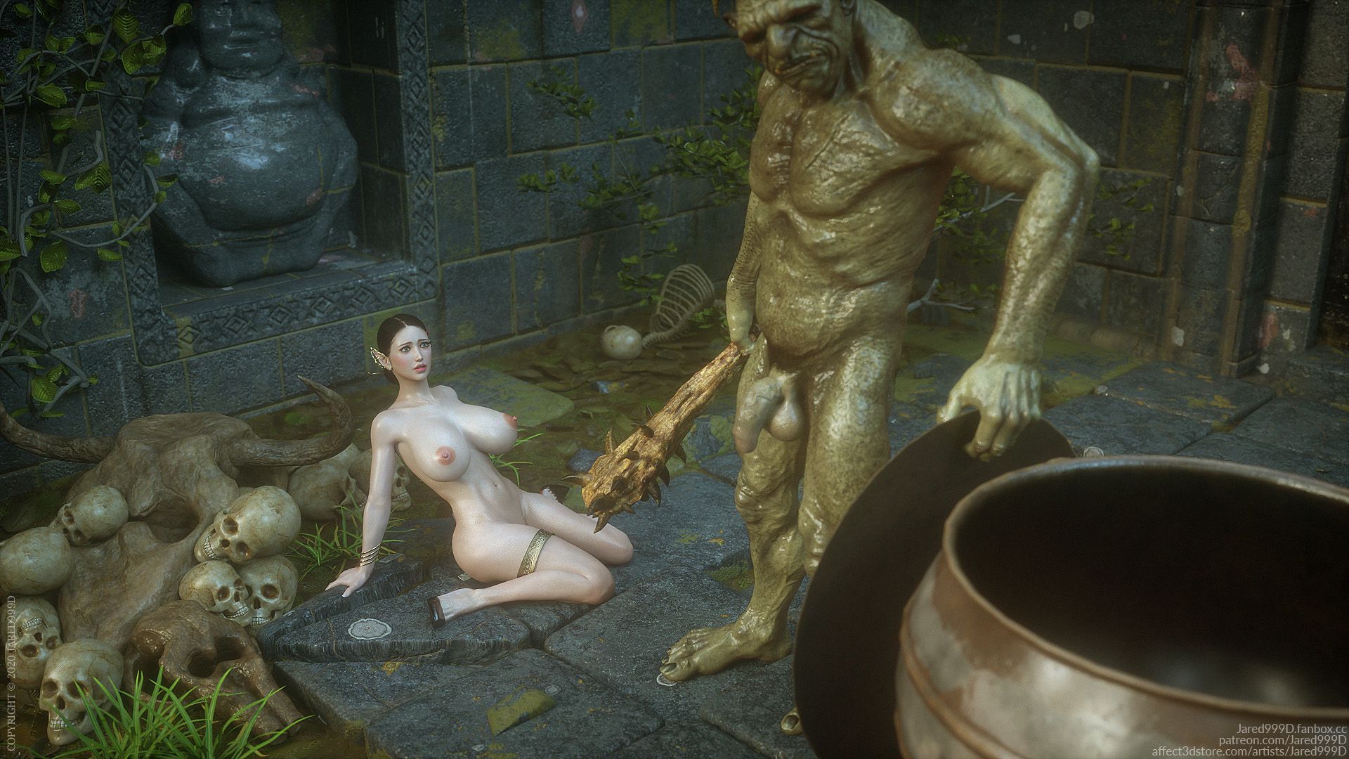 Đọc truyện hentai Elf Slave - Chapter 7: Double Trouble