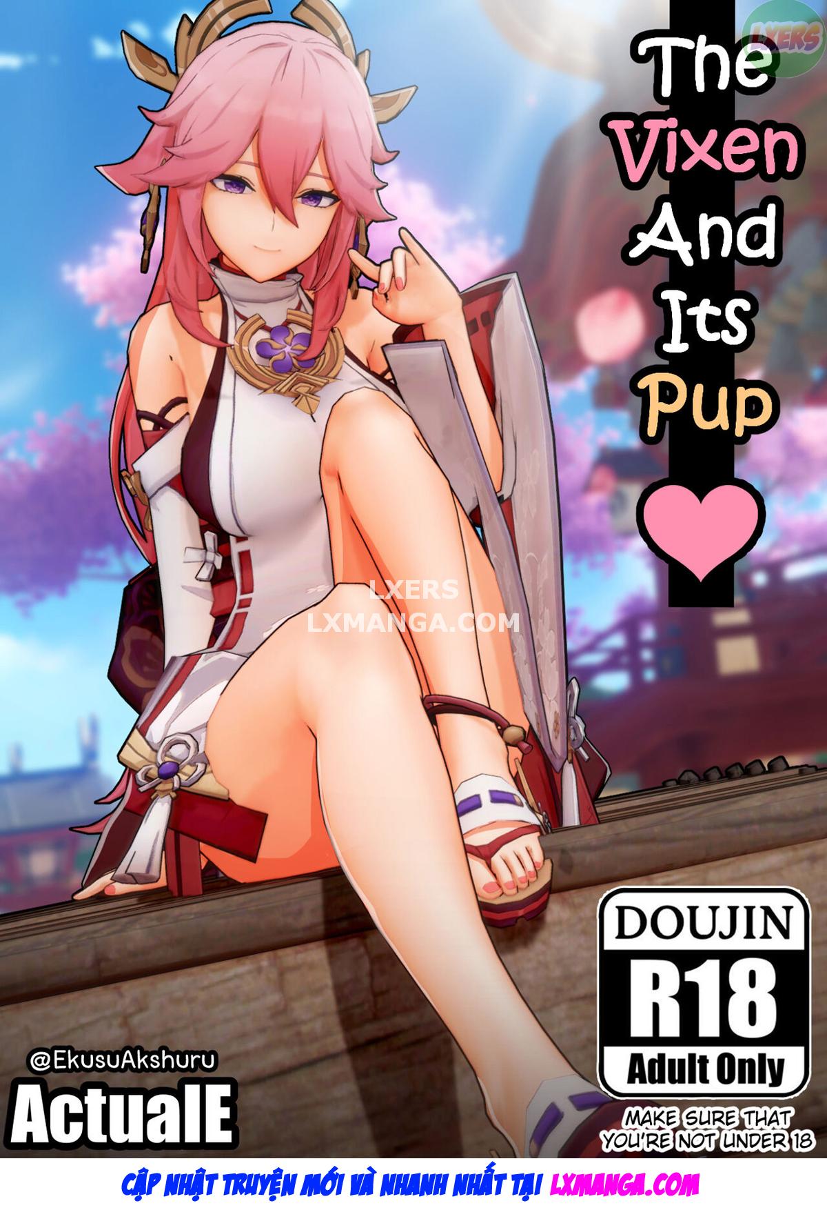 Đọc truyện hentai Vixen và con chó con của nó - Oneshot