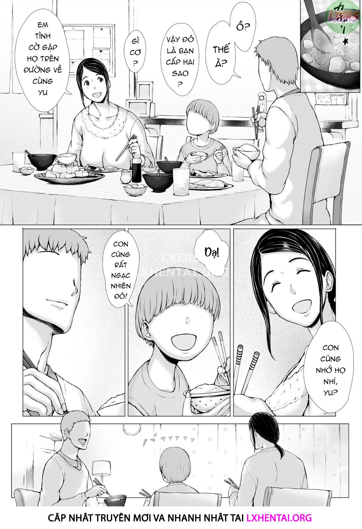 Đọc truyện hentai Hahagui Ottori Okaasan ga Toshishita Yarichin ni Nerawareru Toki - Chap 3B