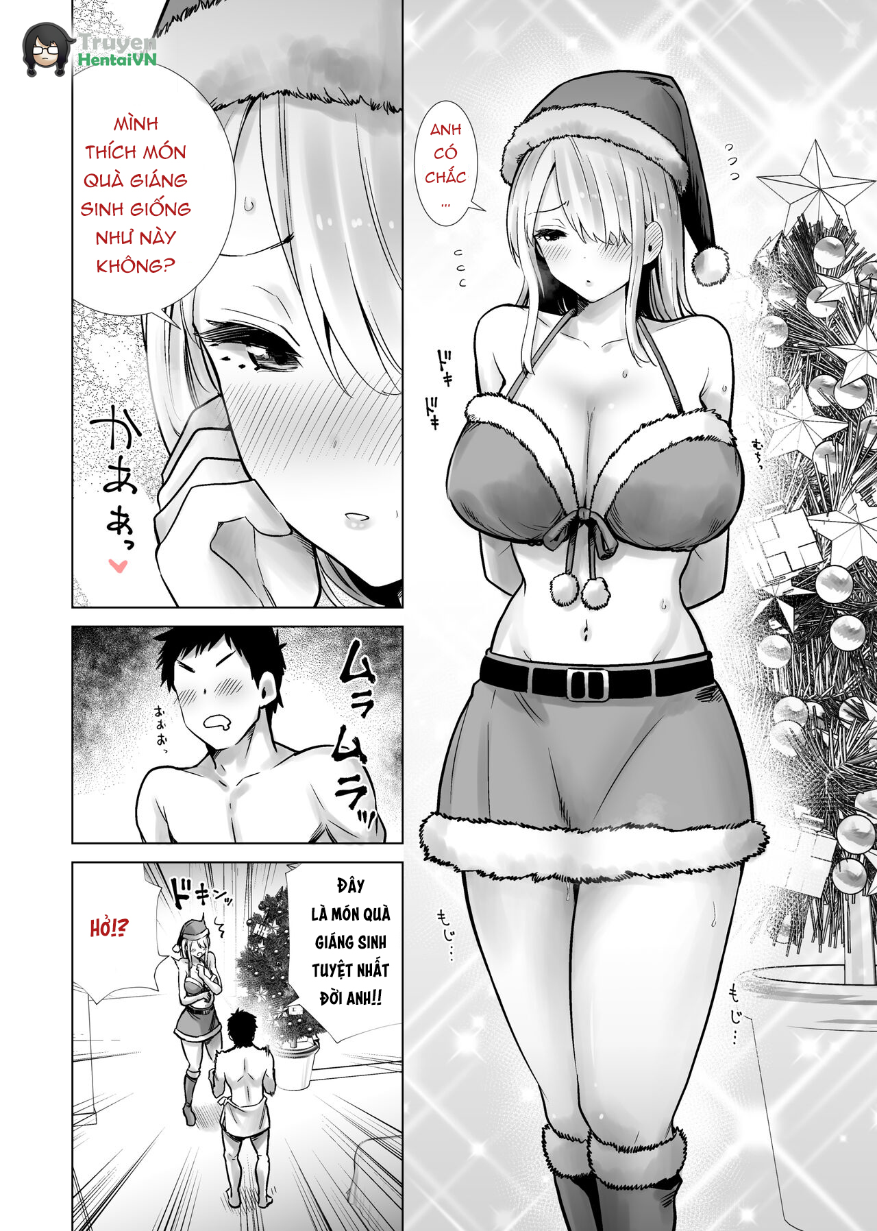 Đọc truyện hentai Tomodachi no Mama ga Boku no Dekachin de Ikimakutta Oshougatsu Otoshidama Soushuuhen - Chap 3