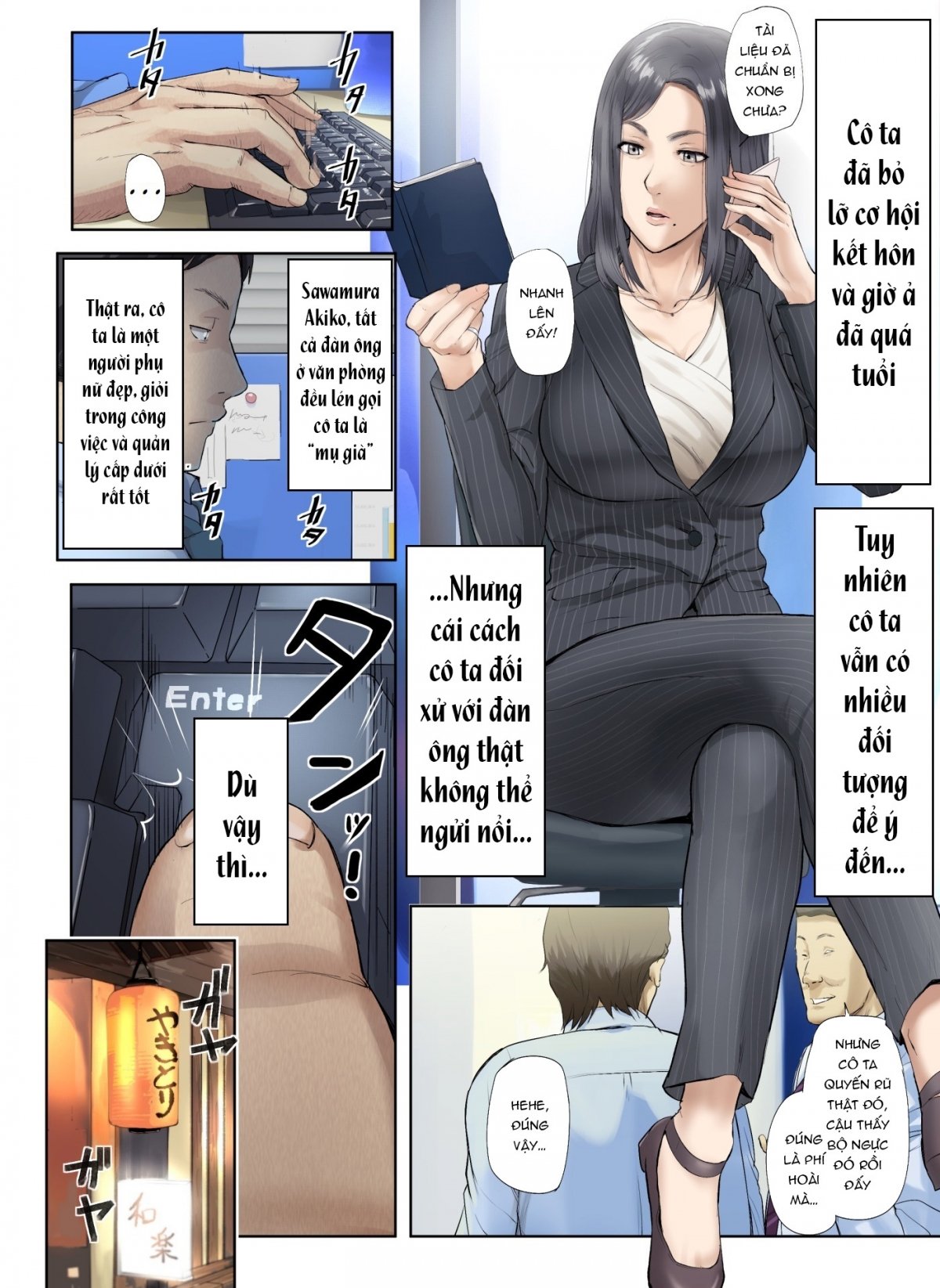 Đọc truyện hentai Kaisha no Iki Okure BBA Haramaseta - Chap 1