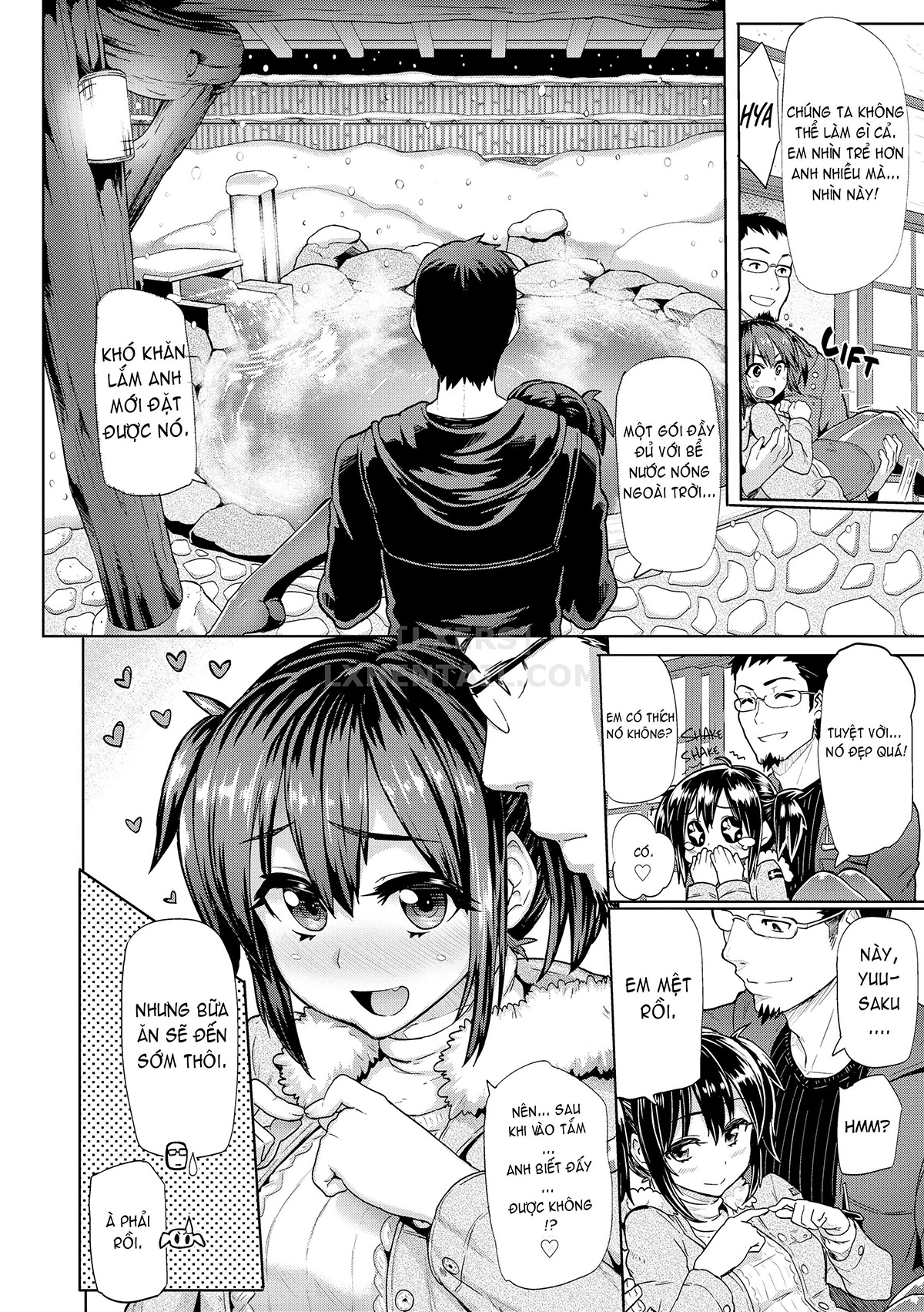 Đọc truyện hentai Let's Get Horny - Chap 10 - Tiny Hot Spring