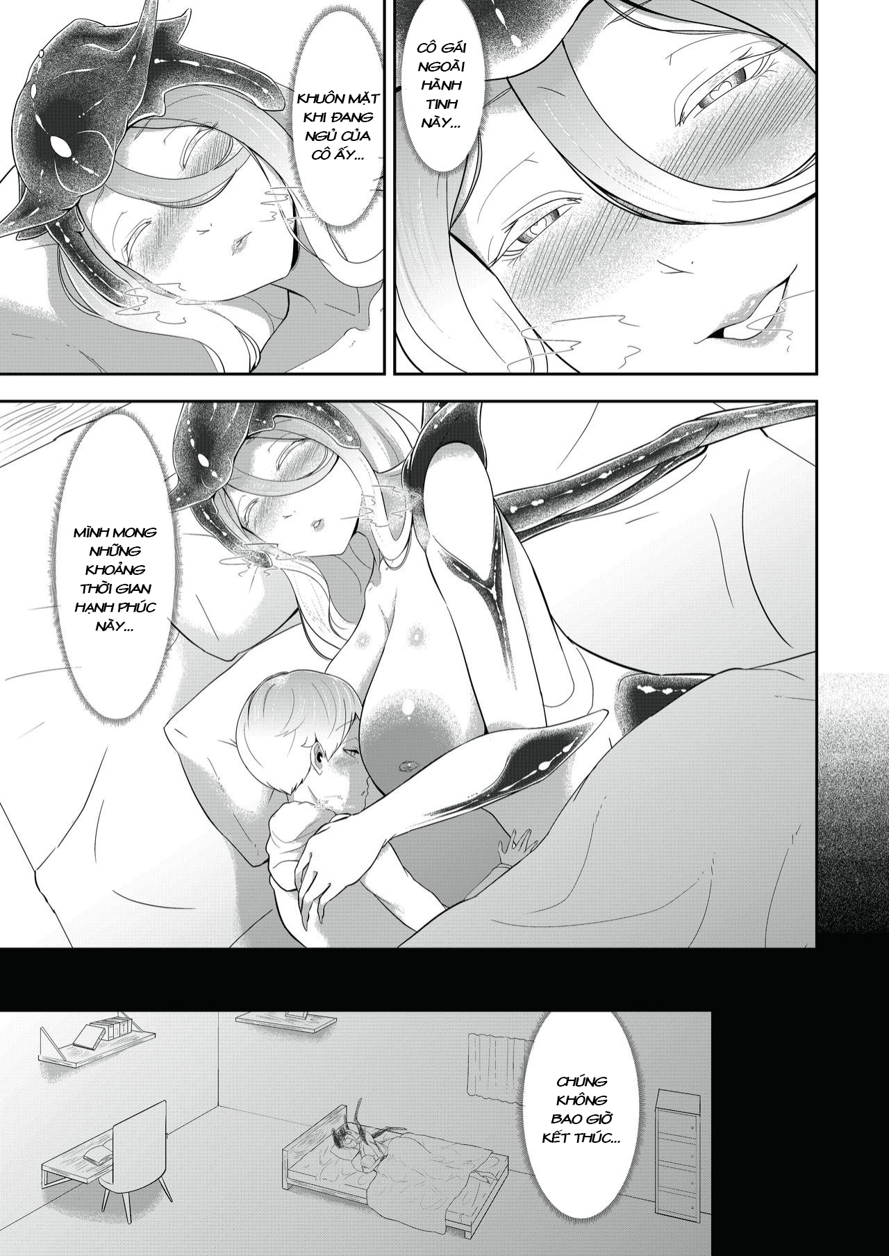 Đọc truyện hentai Dondon Seichou Suru Hatsujou no Igyou Musume to Boku - Oneshot