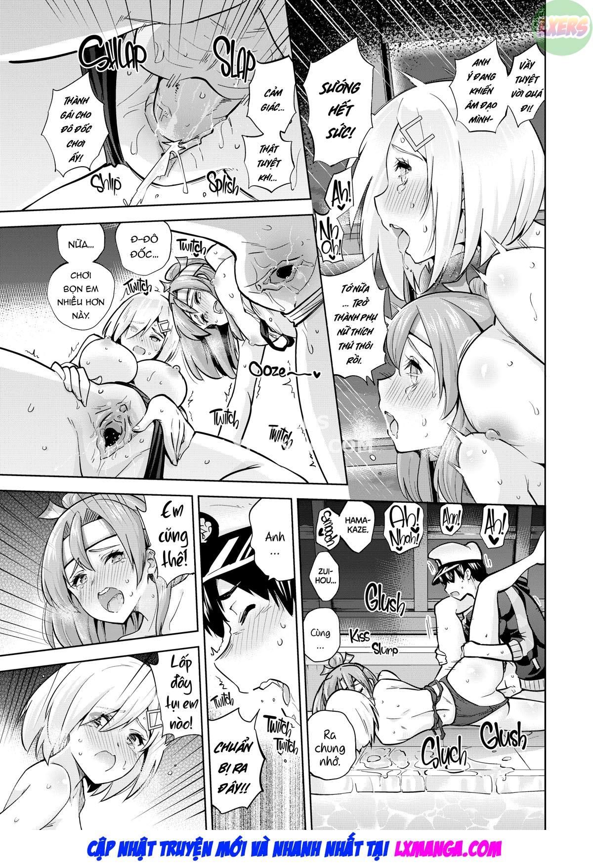 Đọc truyện hentai Zuihou và Hamakaze trong bộ đồ bơi đua xe - Oneshot