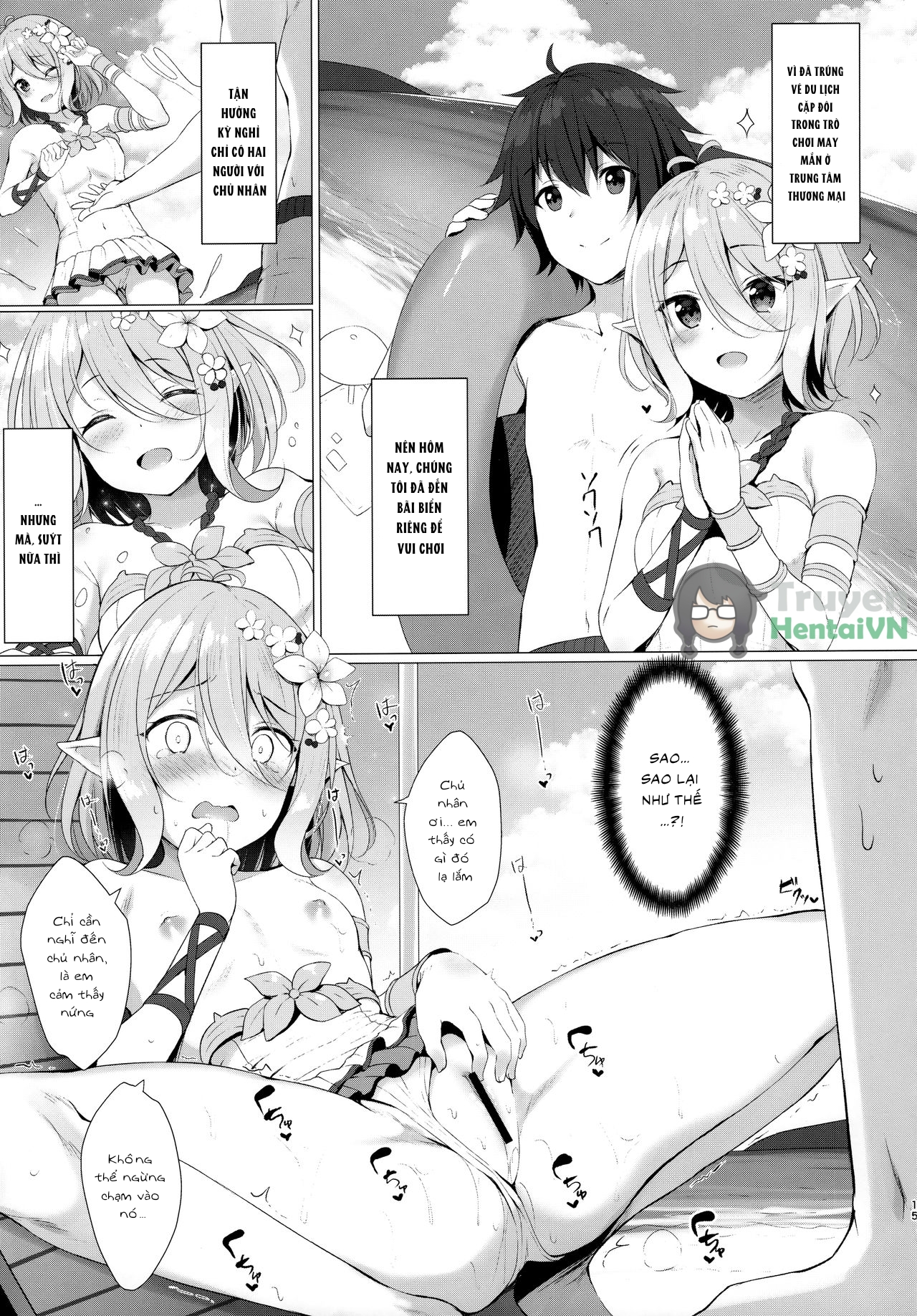Đọc truyện hentai Arujisama, Mizugi no Jyusya ha Suki desuka? - Oneshot