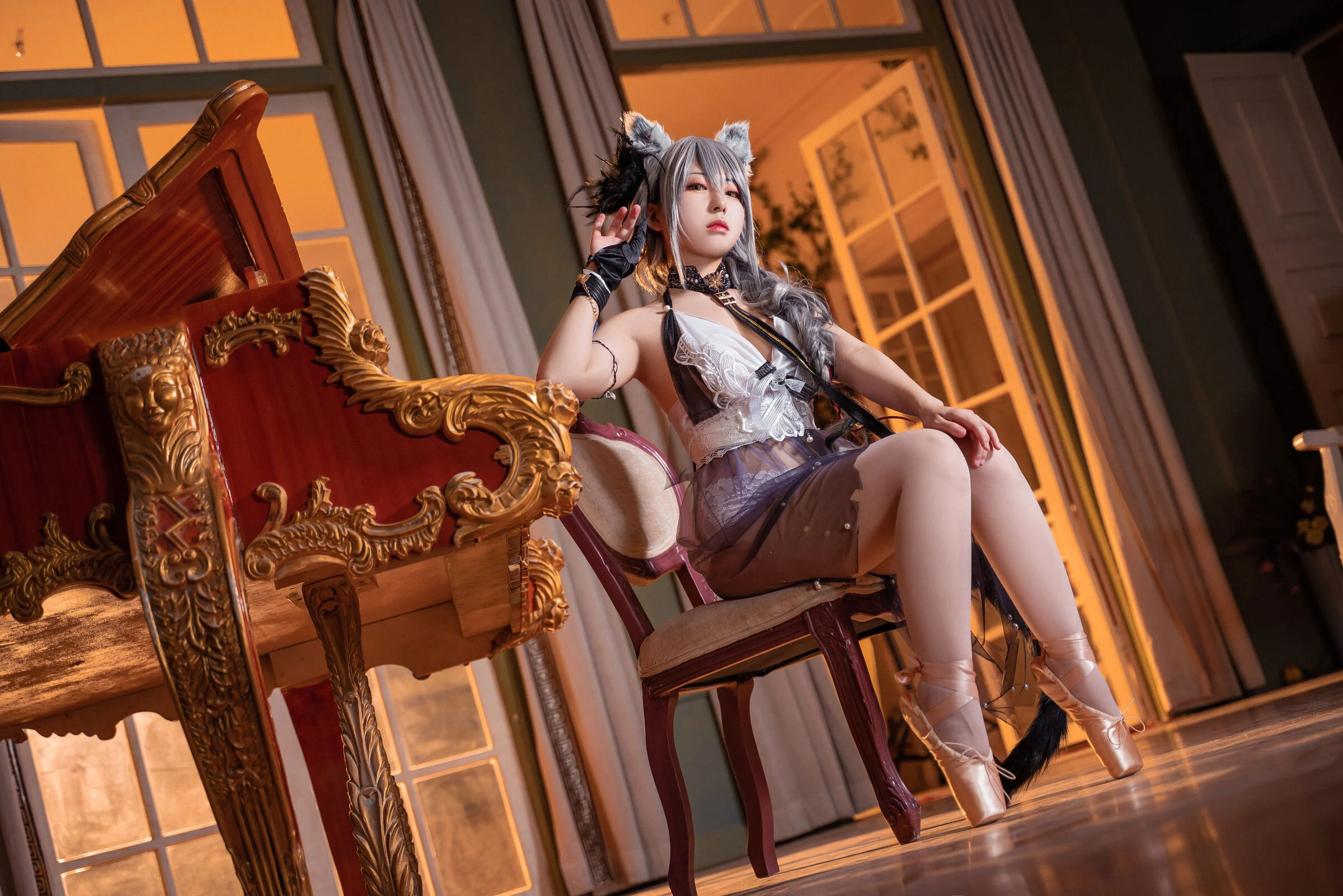 Đọc truyện hentai Tuyển tập Albums siêu phẩm Cosplay - Chap 464 - Tiger Sensen - Arknights - Schwarz