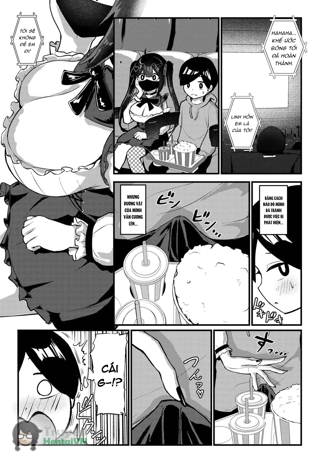 Đọc truyện hentai Hinekure Doutei ga Off-kai Ittara Succubus ni Ochinchin Propose Shichatta Hanashi - Oneshot