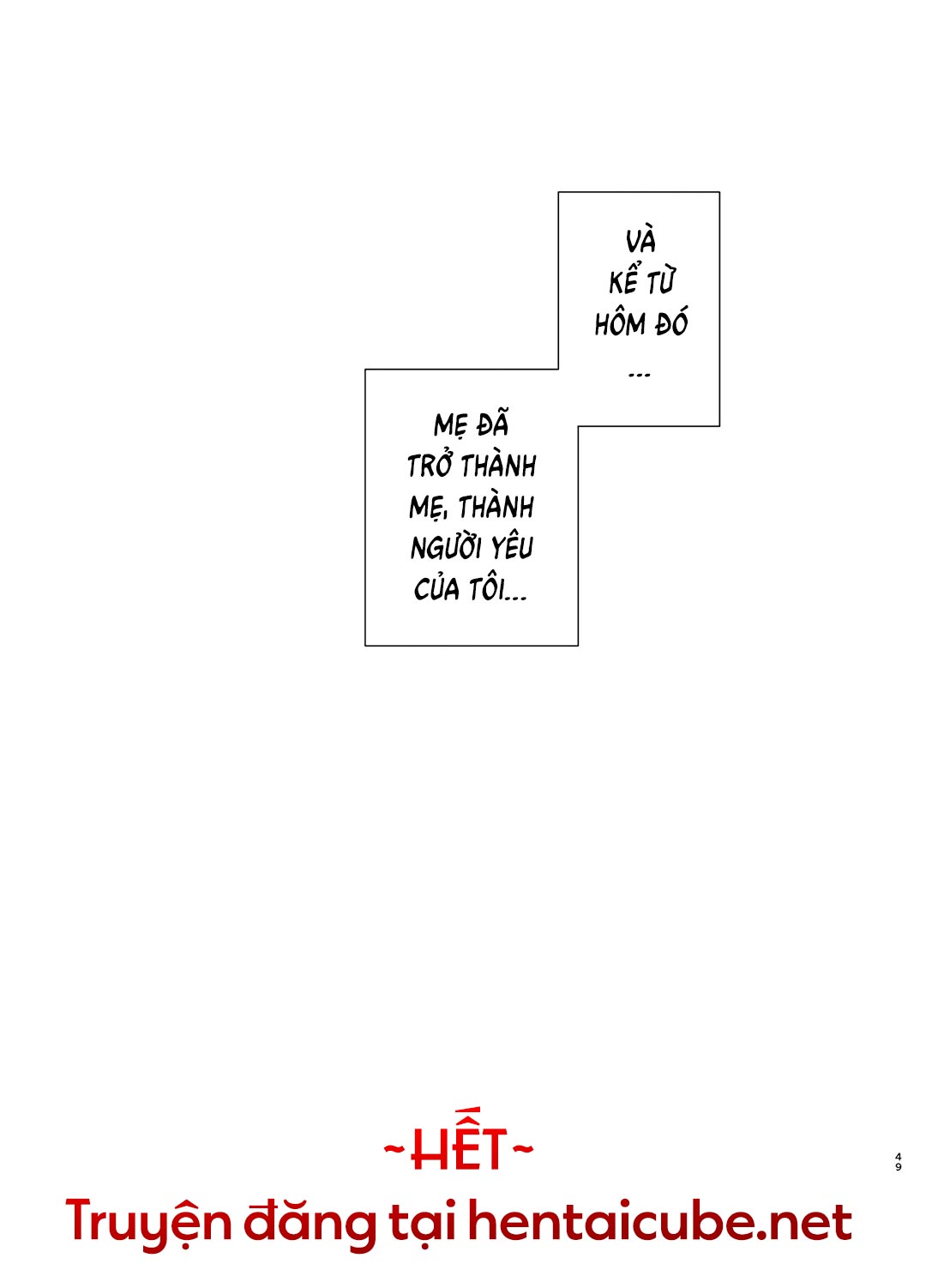 Đọc truyện hentai Mẹ là người phụ nữ mà tôi yêu - Chap 1B - [END phần 1]