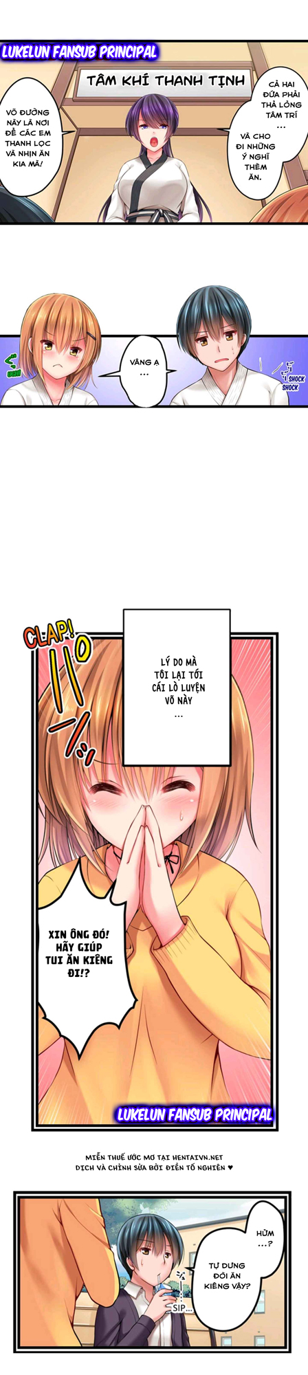 Đọc truyện hentai Một Phịch Khi Đói Bằng Mười Phịch Khi No! - Chap 1 - Võ Đường Ăn Kiêng
