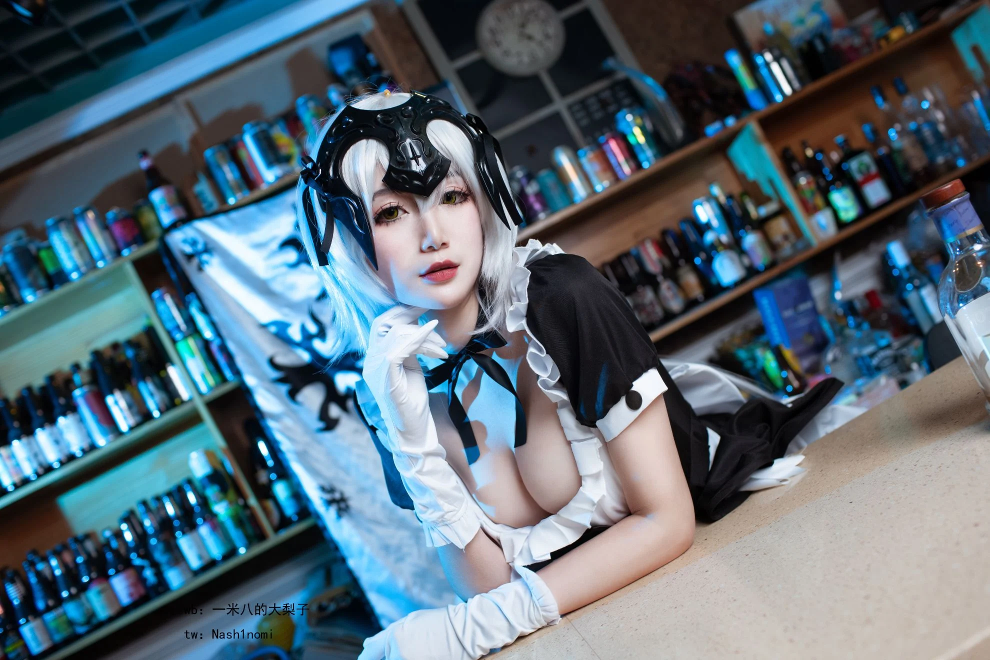 Đọc truyện hentai Tuyển tập Albums siêu phẩm Cosplay - Chap 908 - [Big pear of 1.8 meters] Black Virgin Maid