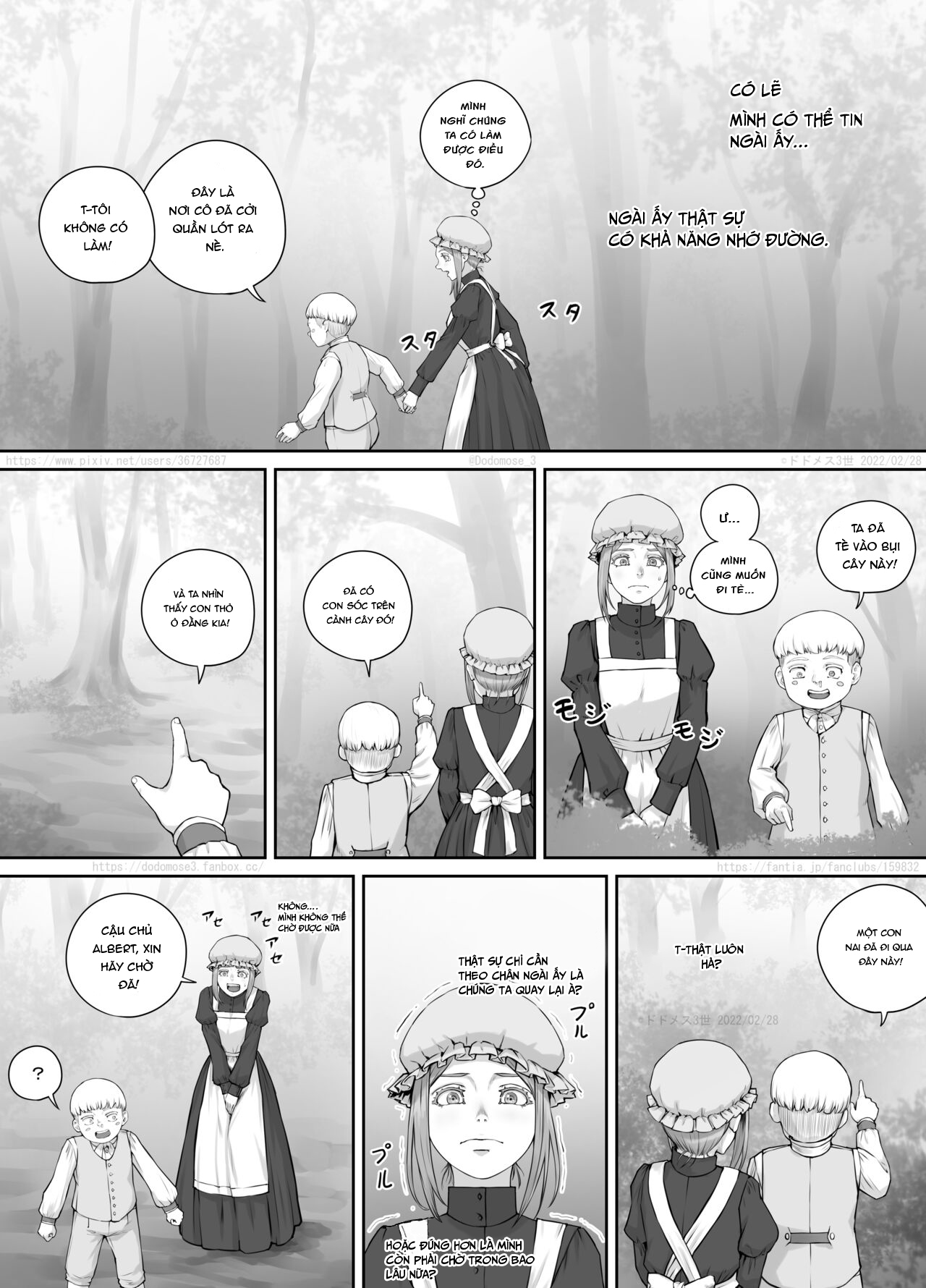 Đọc truyện hentai Manga hầu gái và tu sĩ - Oneshot.