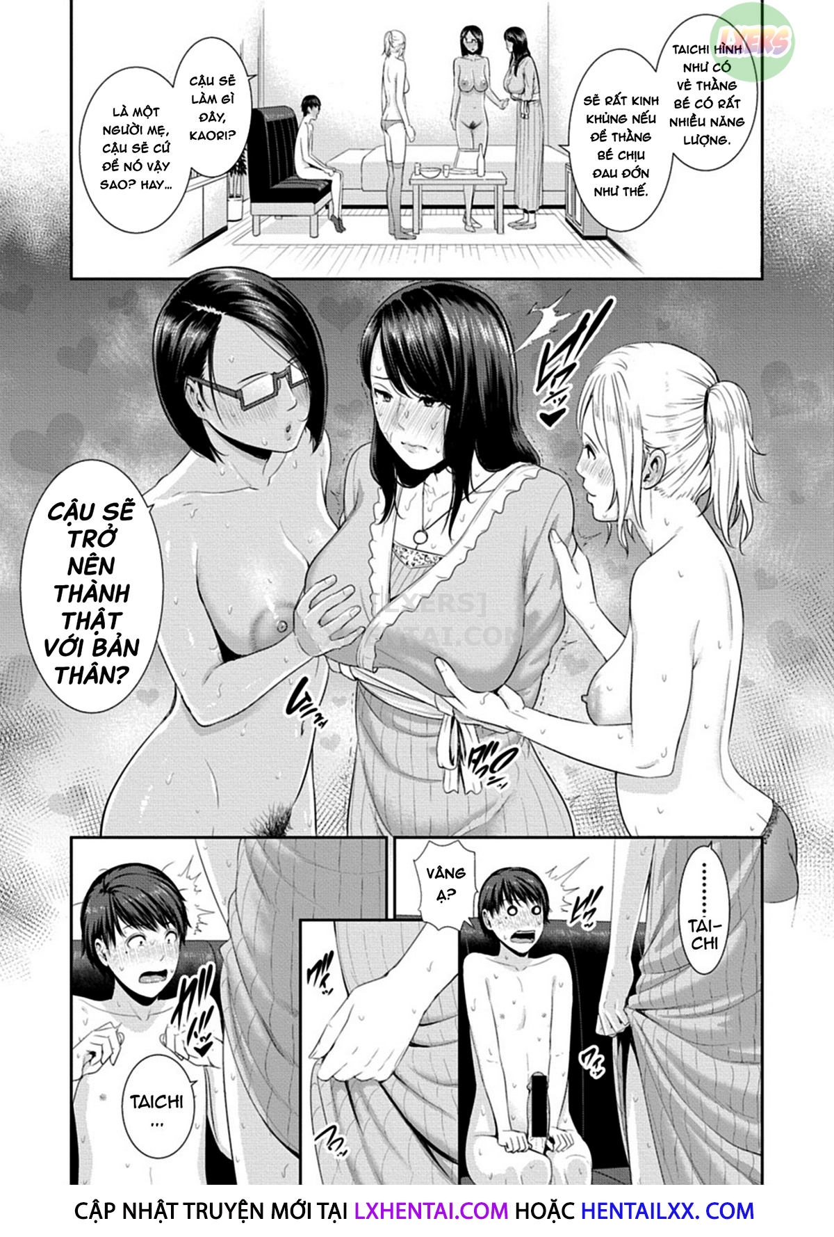 Đọc truyện hentai Drowning in Sex With Mom - Chap 4