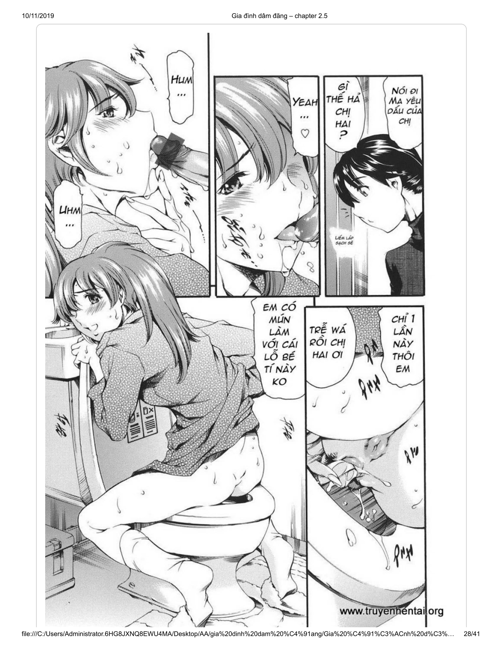 Đọc truyện hentai Katei no Jijou - Chap 4