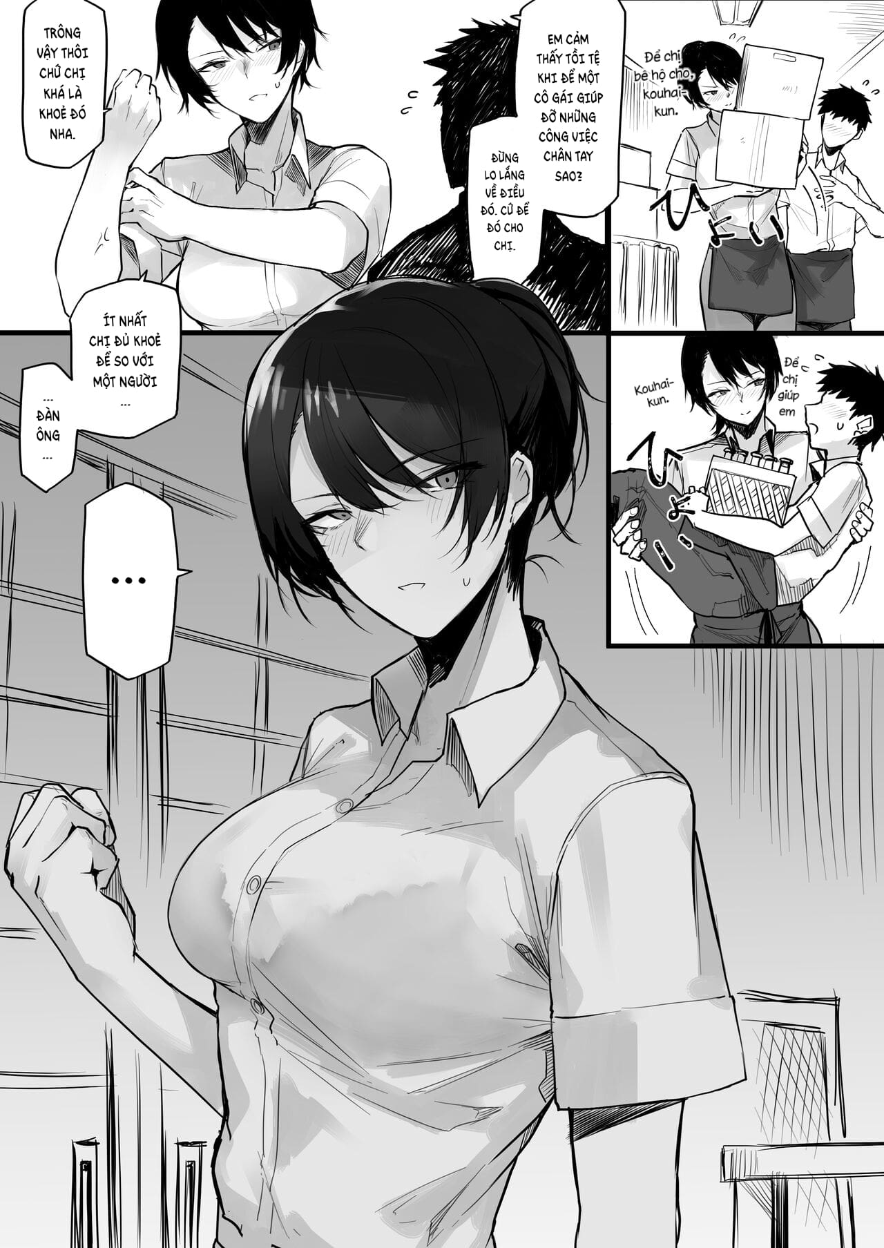 Đọc truyện hentai Chị Gái Mạnh Mẽ Đã Bị Ma Quỷ Cám Dỗ - Oneshot