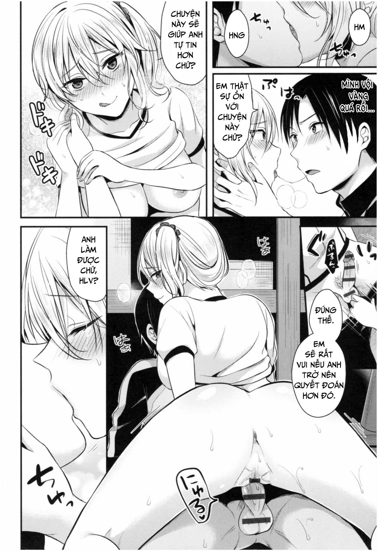 Đọc truyện hentai Joshi Rikujoubu Harem Training - Chap 1