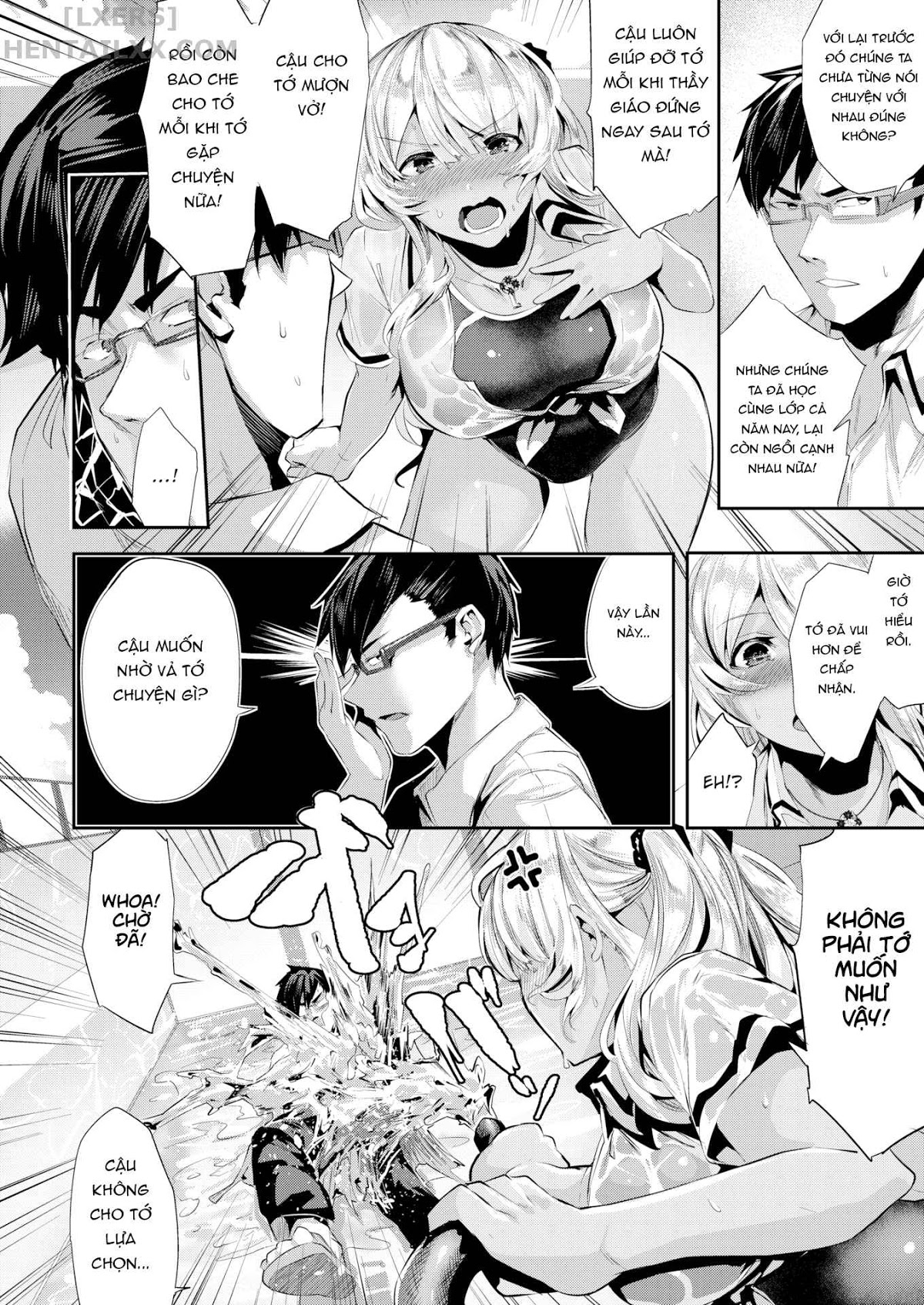 Đọc truyện hentai Milky Time (Trọn bộ) - Chap 3: Light Brown Temptation