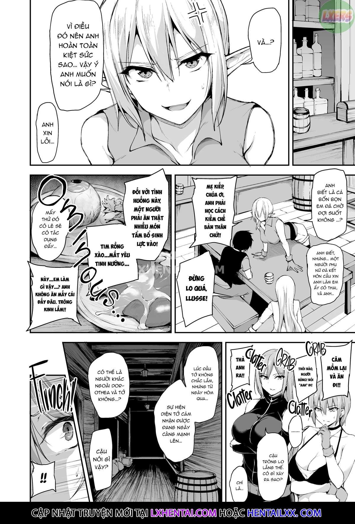 Đọc truyện hentai Tales of a Harem in Another World - Chap 7 - Clash! The Vampire Girl Vs. The Haughty Princess