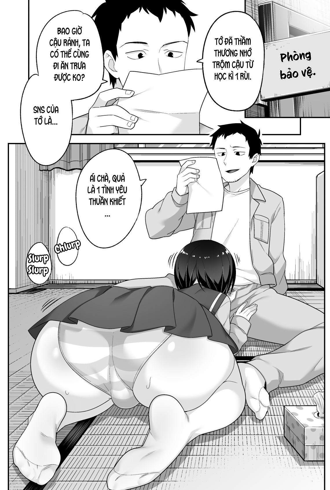 Đọc truyện hentai Anh bảo vệ may mắn và em học sinh xui xẻo. - Chap 4: Eww, anh ghen?