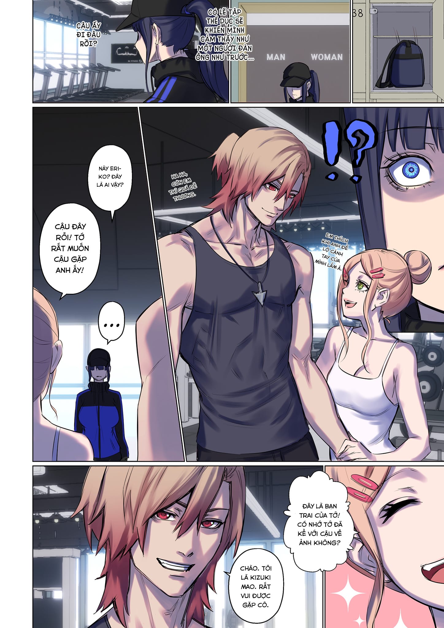 Đọc truyện hentai Bắt cóc người ngoài hành tinh - Chap 3 - Phòng gym