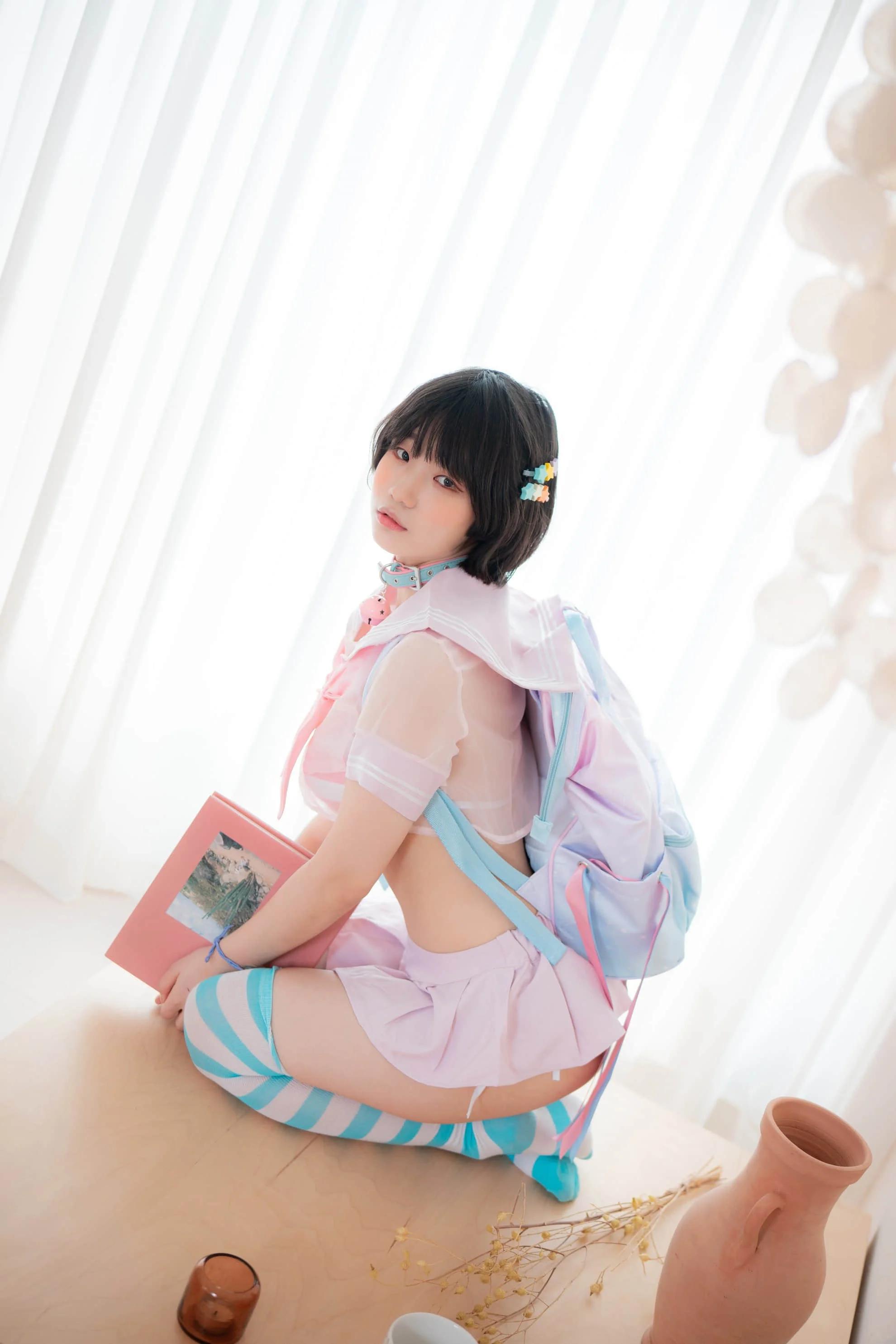 Đọc truyện hentai Tuyển tập Albums siêu phẩm Cosplay - Chap 868 - [CreamSoda] Mimmi - Belt choker