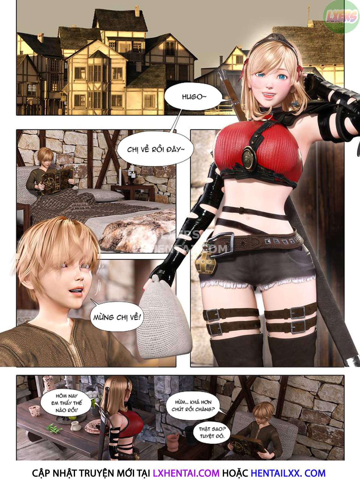 Đọc truyện hentai The Rose Fall Into Darkness - Chap 1
