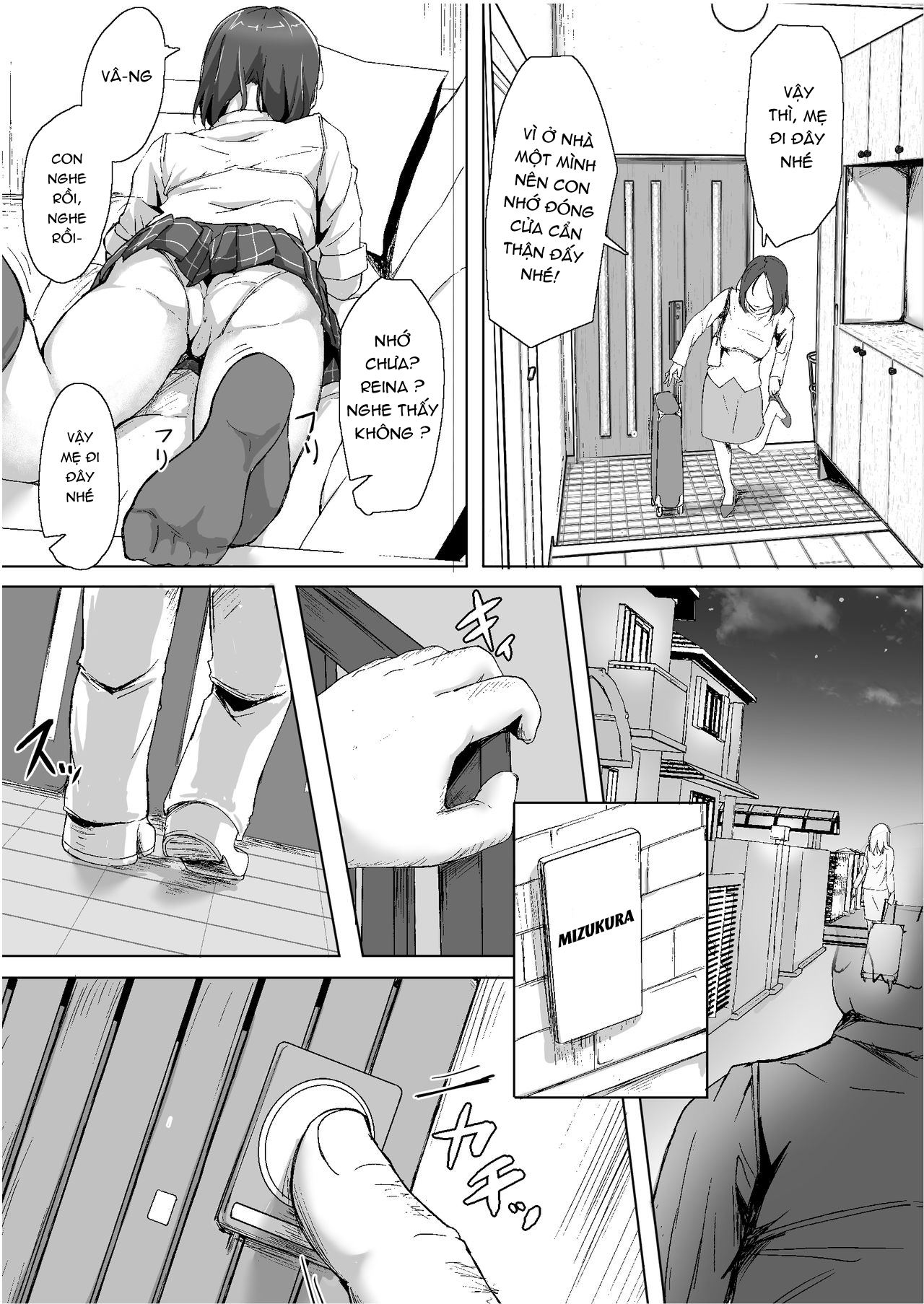 Đọc truyện hentai Namaiki na ♀ o Oji-san ga Wakaraseta Hi - Oneshot