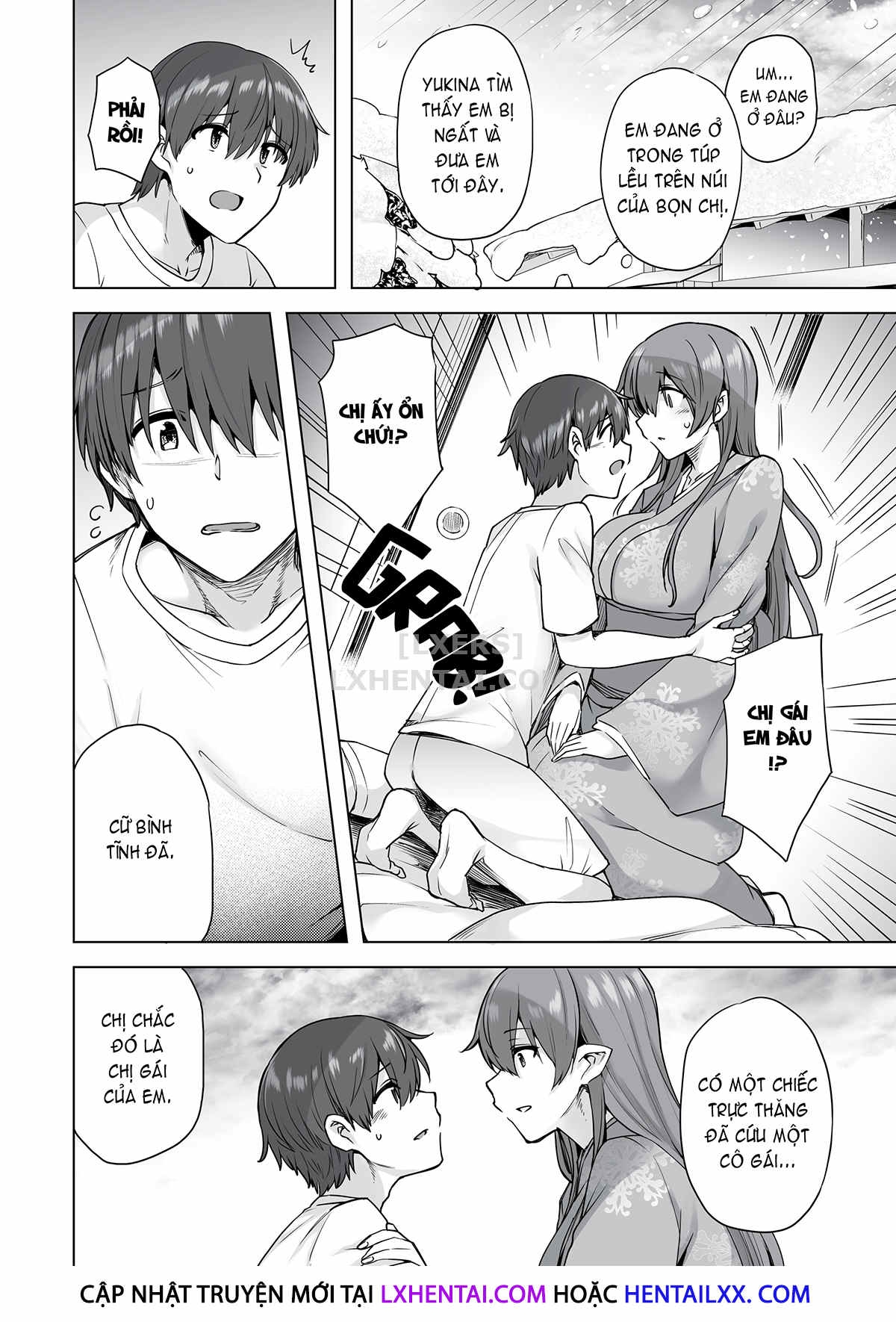 Đọc truyện hentai Spirited Away To The Snow Women's Harem - Oneshot