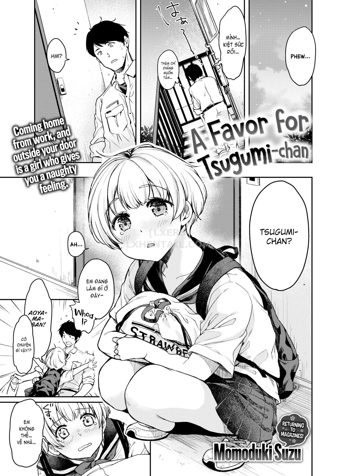 Đọc truyện hentai A Favor For Tsugumi-chan - Oneshot