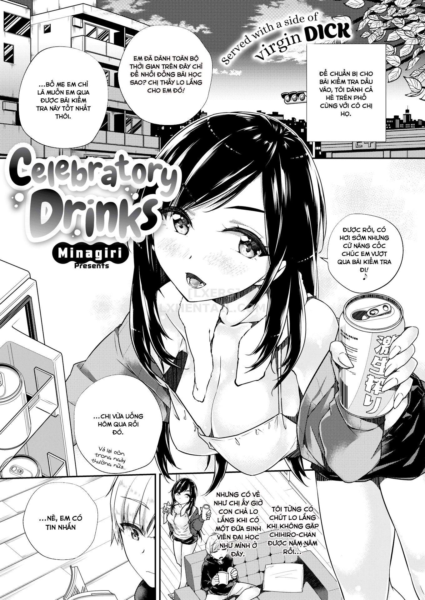 Đọc truyện hentai Nâng cốc chúc mừng - Oneshot