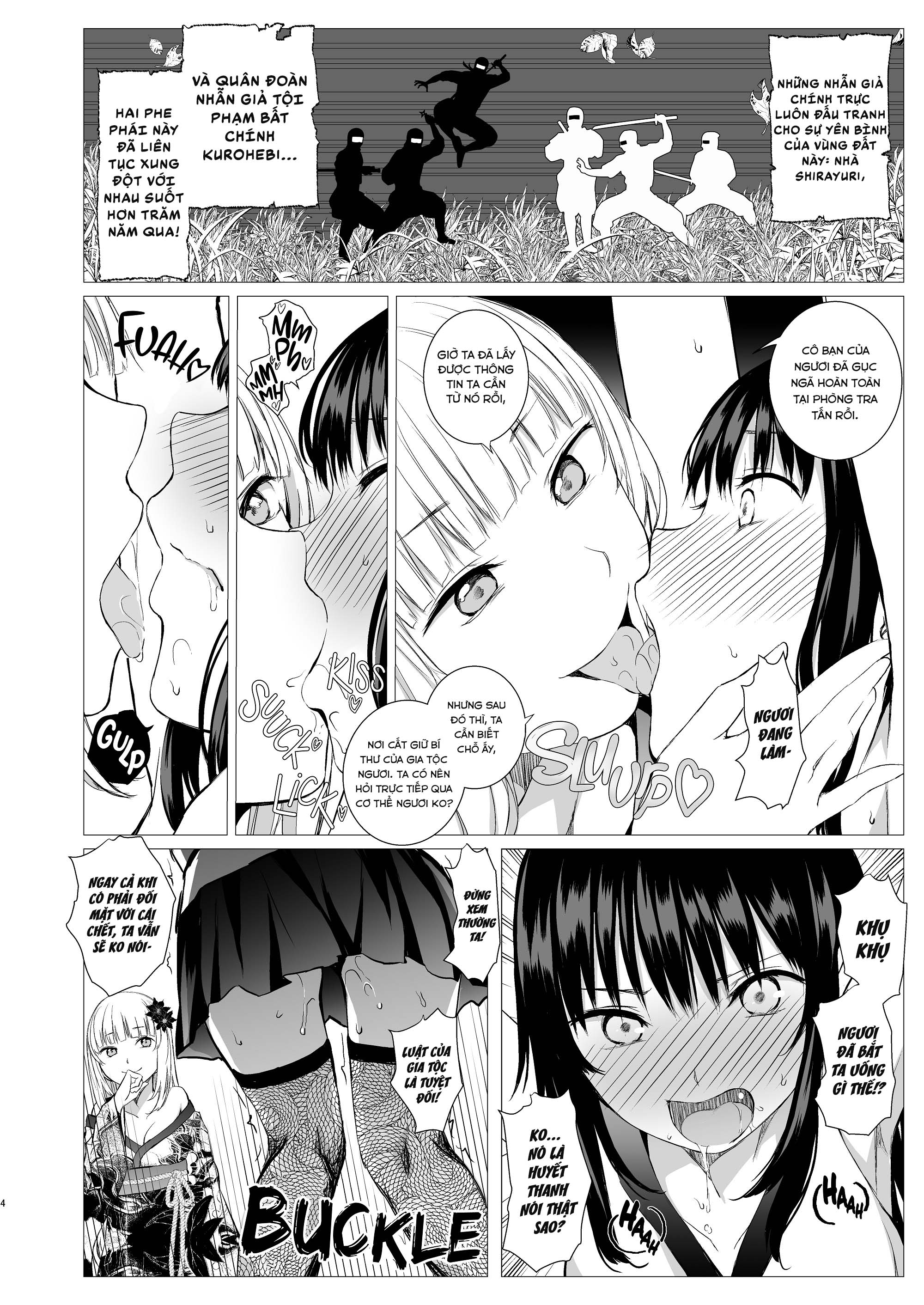 Đọc truyện hentai Oshinobi Shoujo No Asobikata - Oneshot