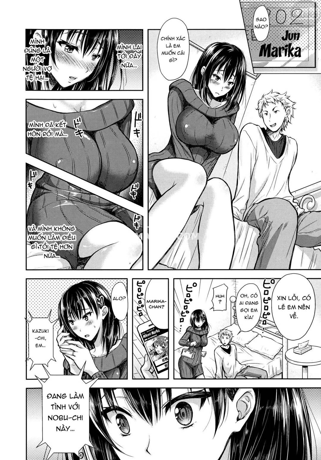 Đọc truyện hentai Khuôn mặt dâm đãng  và thực sự thèm tình - Chap 2