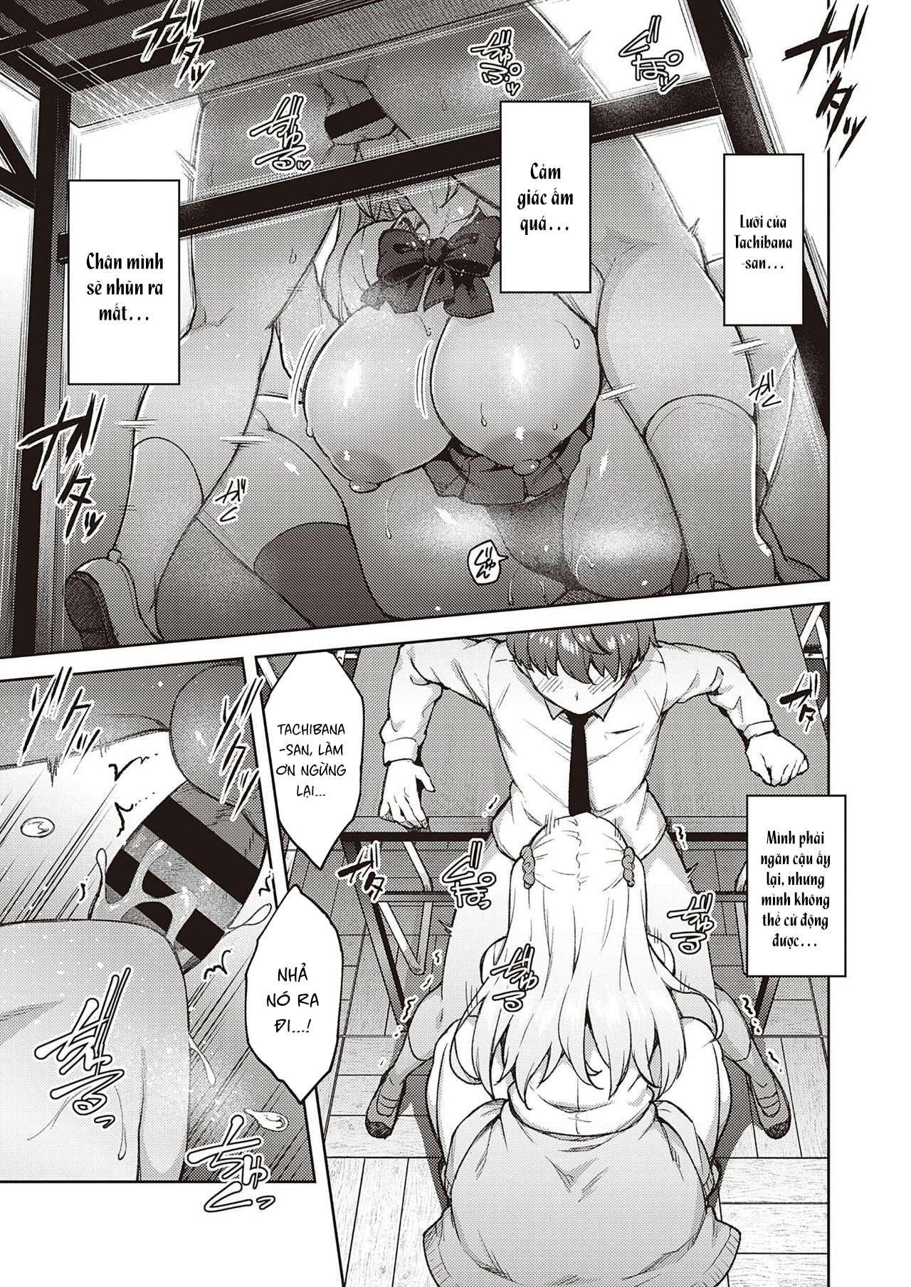 Đọc truyện hentai Làm ơn! Đừng trêu tớ nữa mà, Tachibana-san! - Oneshot