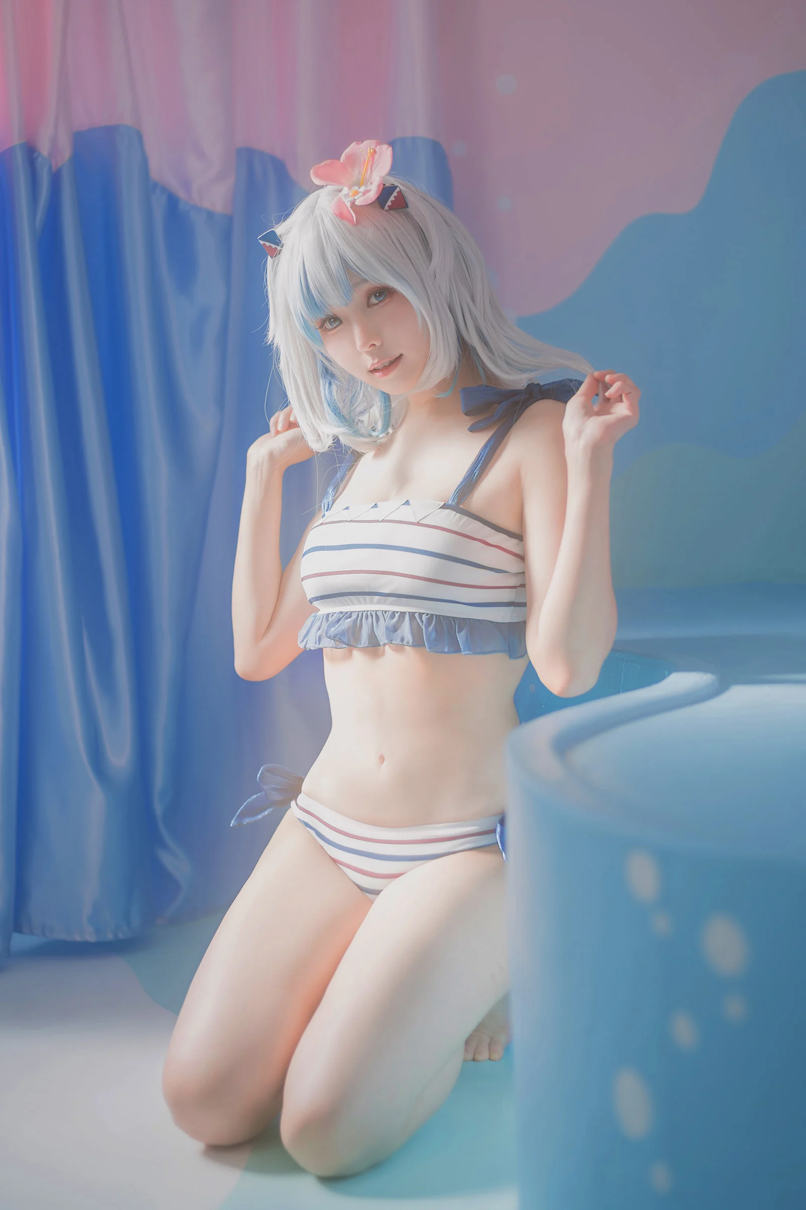 Đọc truyện hentai Tuyển tập Albums siêu phẩm Cosplay - Chap 518 - Ely - Gura Swimsuit