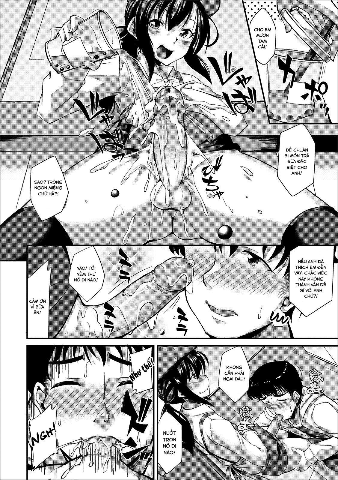 Đọc truyện hentai Quán trà sữa Tapioca - Oneshot